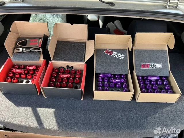 Гайки колесные Blox Racing M12*1,25 Red - миниатюра 4