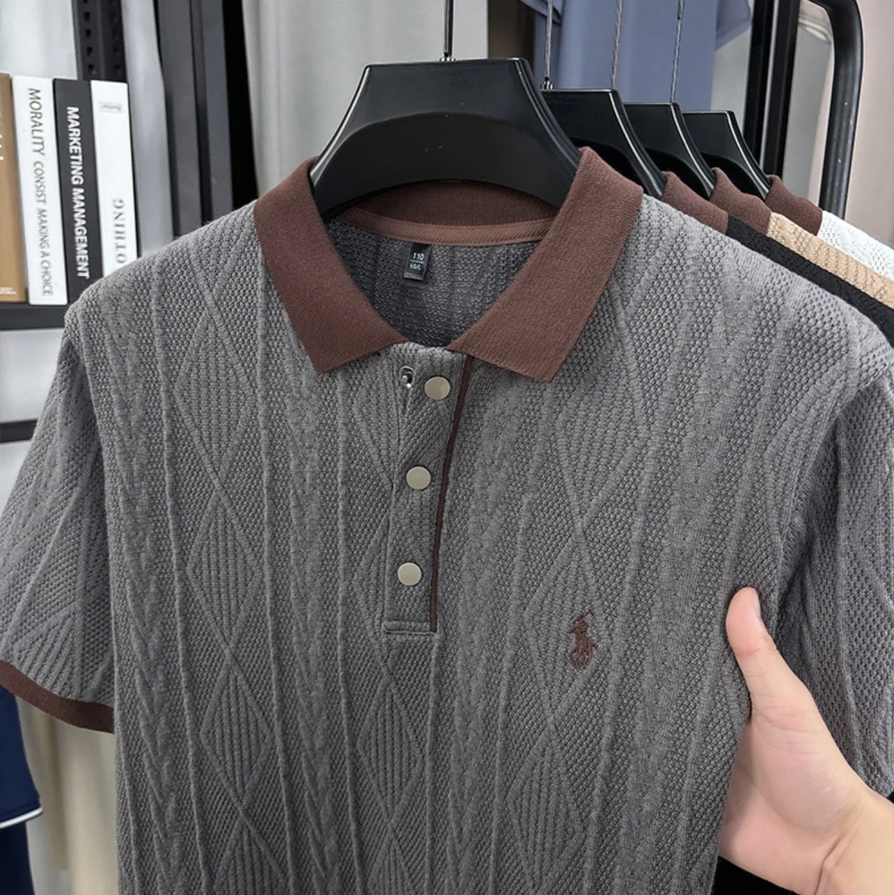 Поло ralph lauren вязаное - миниатюра 2