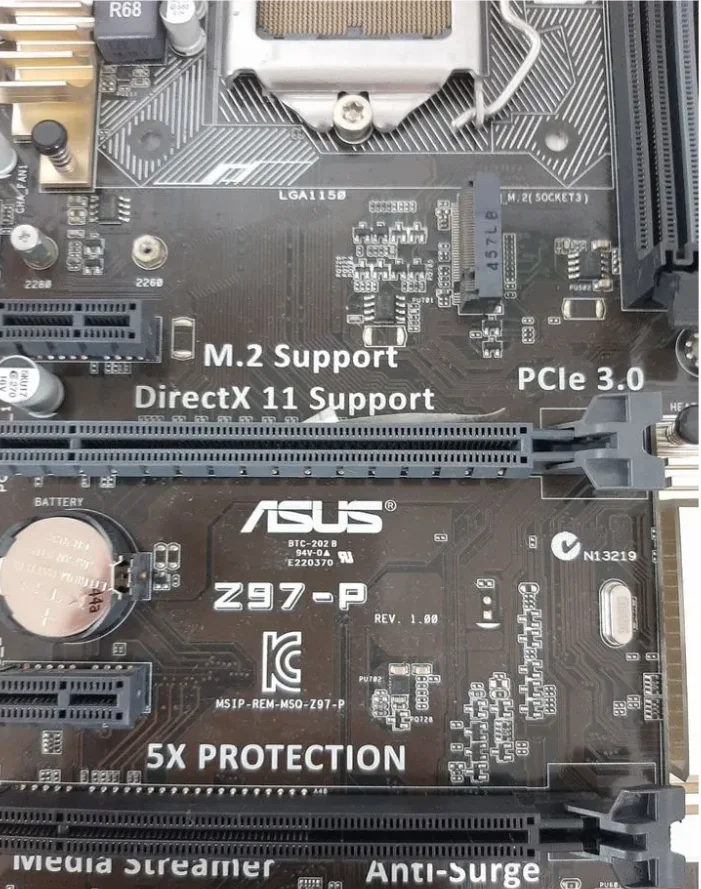 Материнская плата Asus Z97 P (1150) - миниатюра 2