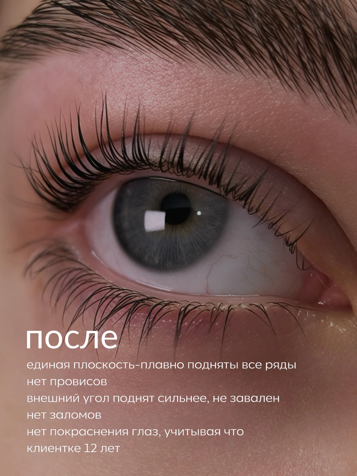 Модель ламинирование ресниц/бровей наращивание - миниатюра 3