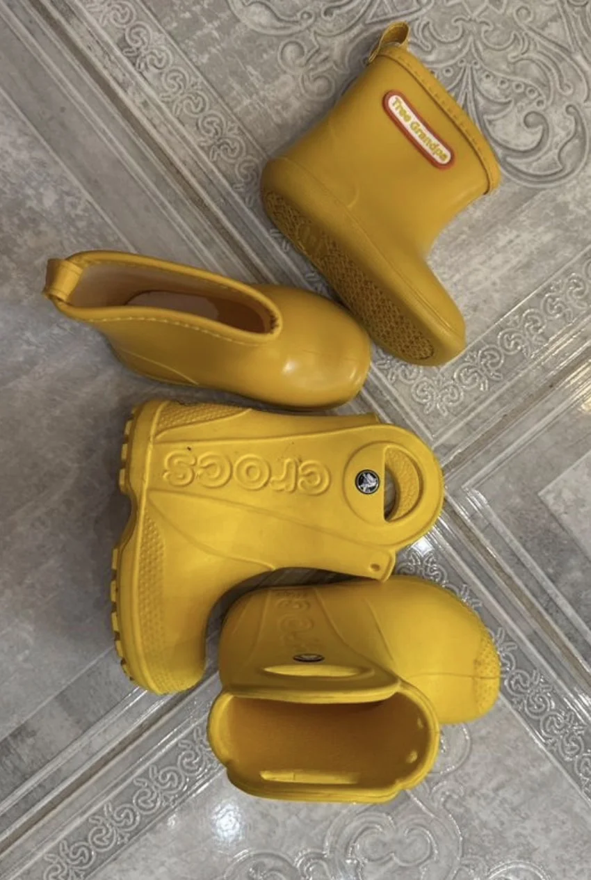 Сапожки резиновые детские crocs - миниатюра 3