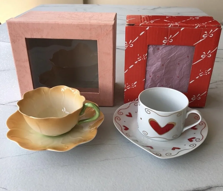 Чашки с блюдцами Bassiano Italy и Cozy home - изображение 1