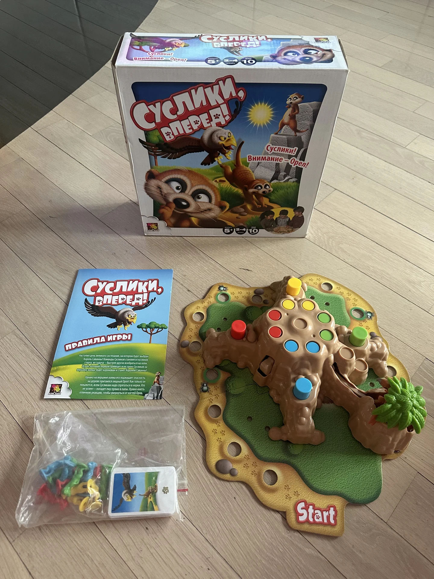 Настольная игра Суслики, вперёд! - миниатюра 2
