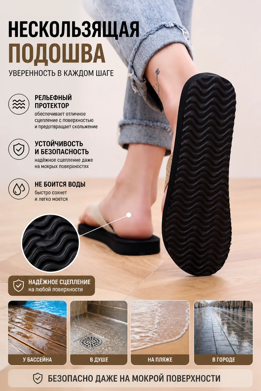 Шлепанцы мужские - миниатюра 6