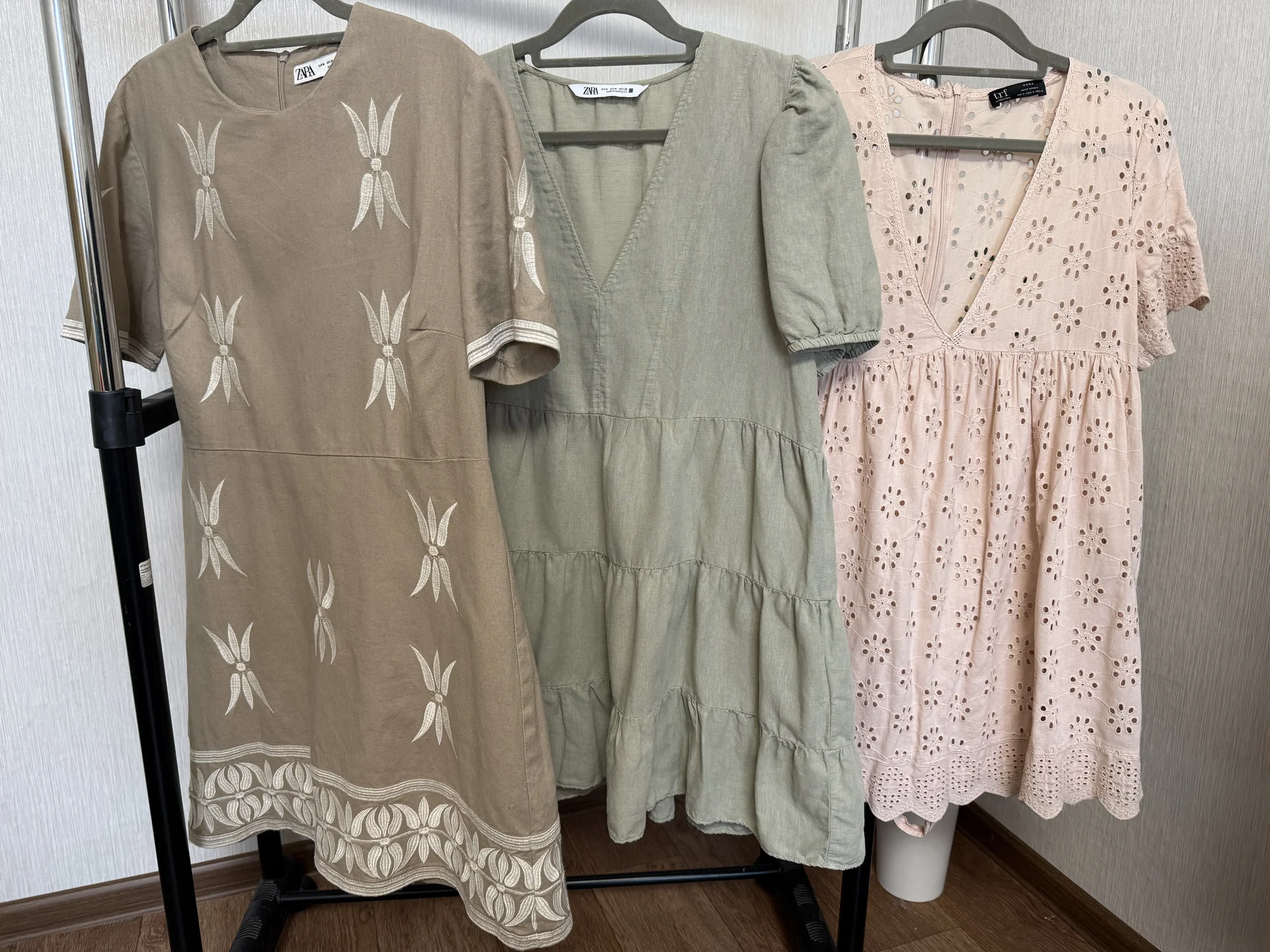 Платье льняное Zara 42 44 - изображение 1