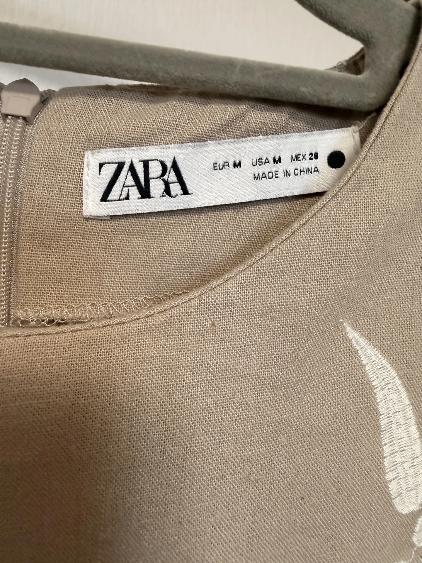 Платье льняное Zara 42 44 - миниатюра 4