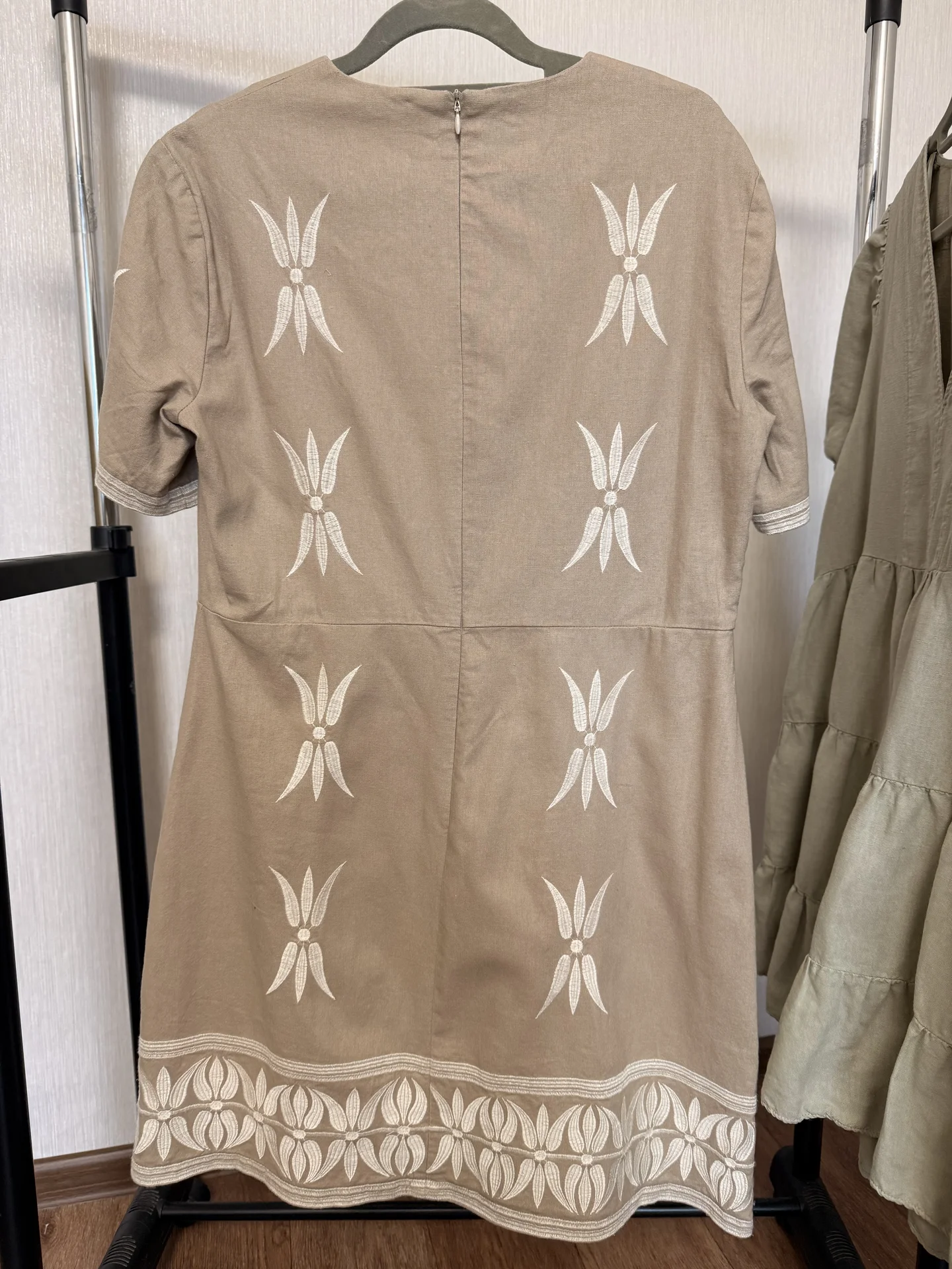 Платье льняное Zara 42 44 - миниатюра 5