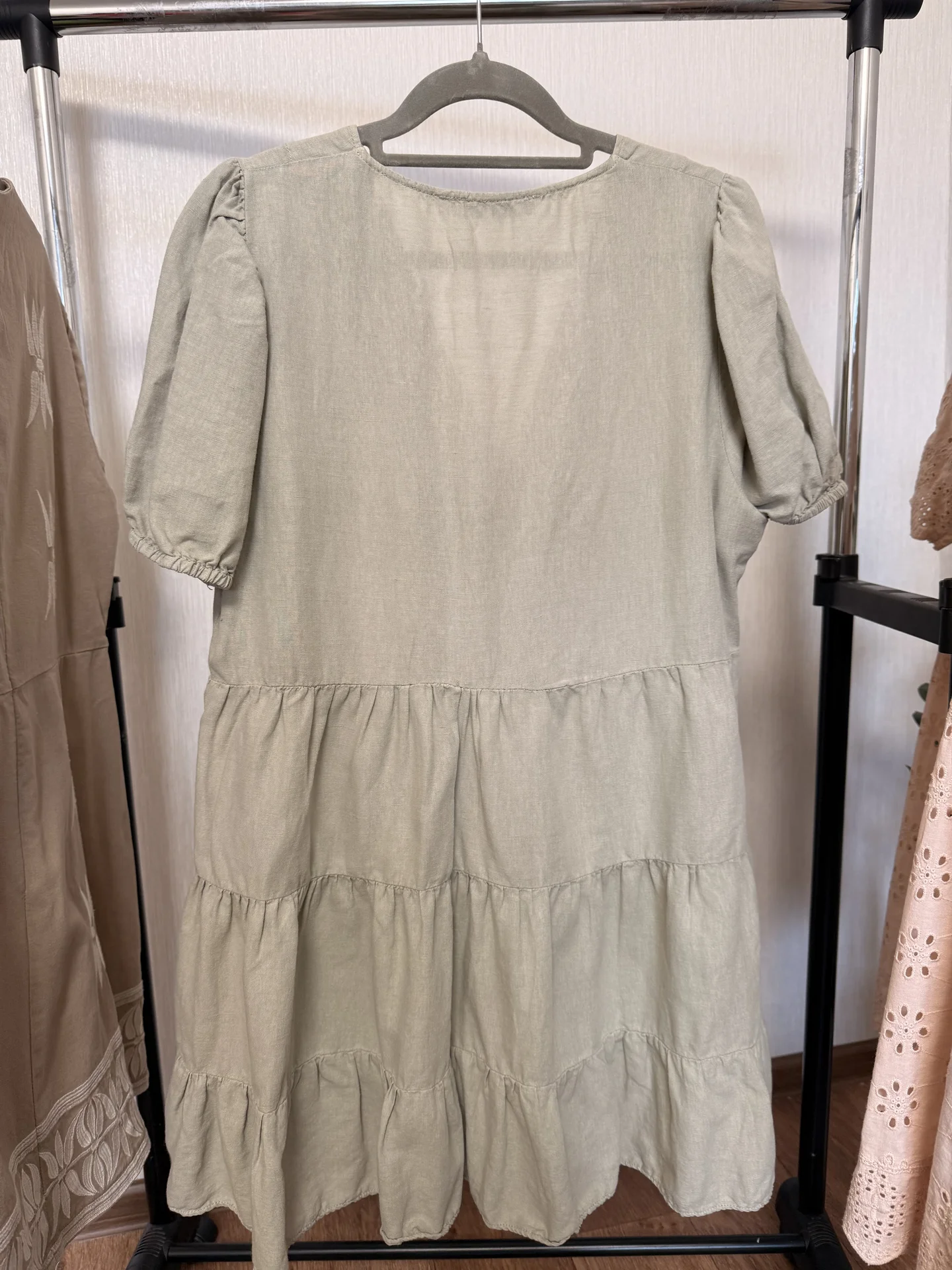 Платье льняное Zara 42 44 - миниатюра 7
