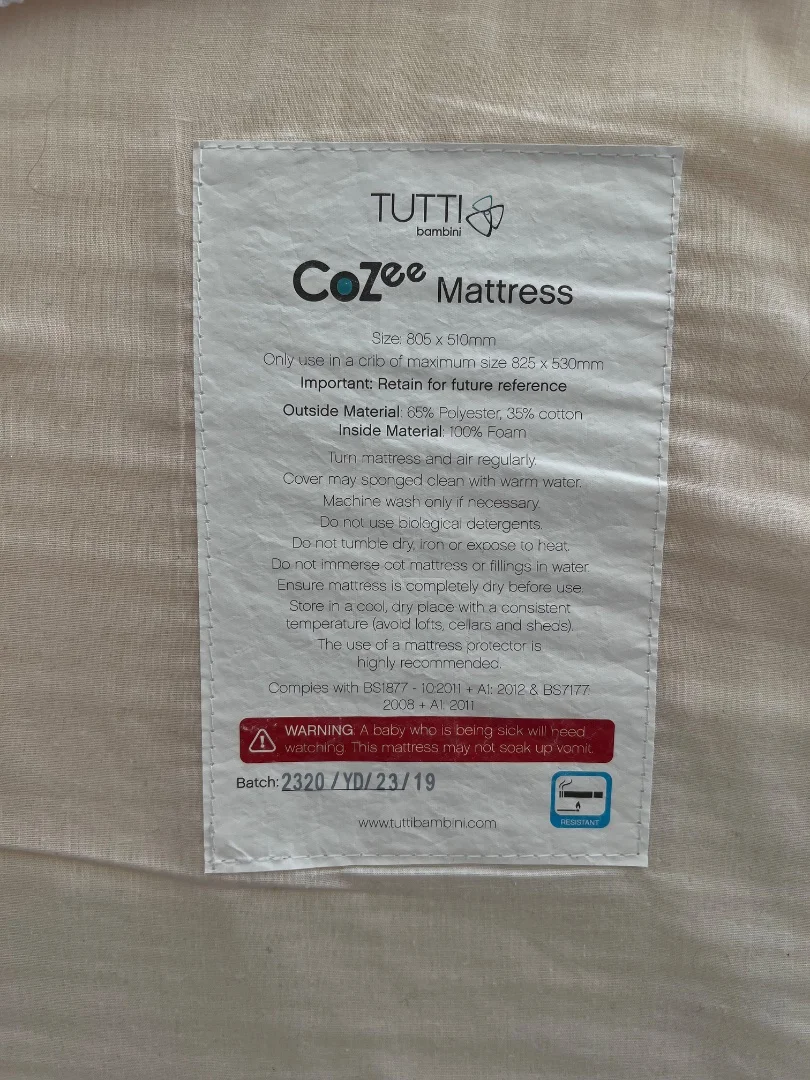 Кроватка tutti bambini cozee - миниатюра 5