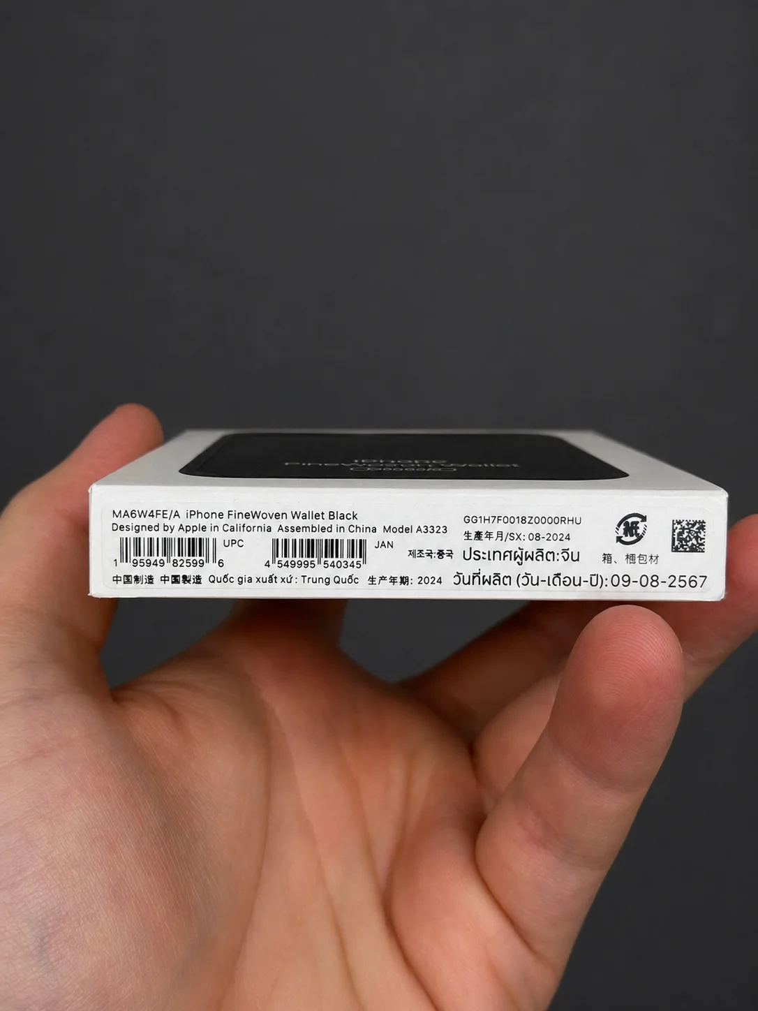 Картхолдер Apple Wallet Finewoven с локатором - миниатюра 3