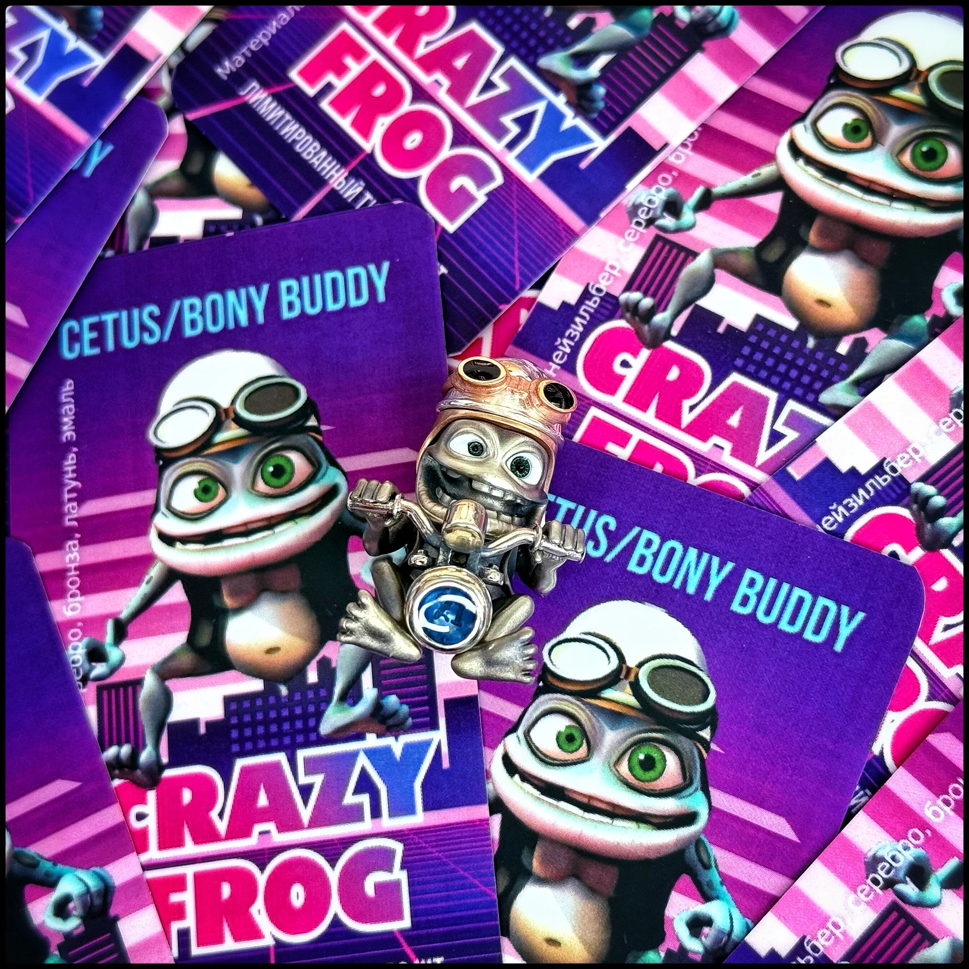 Темлячная бусина Crazy frog - миниатюра 4