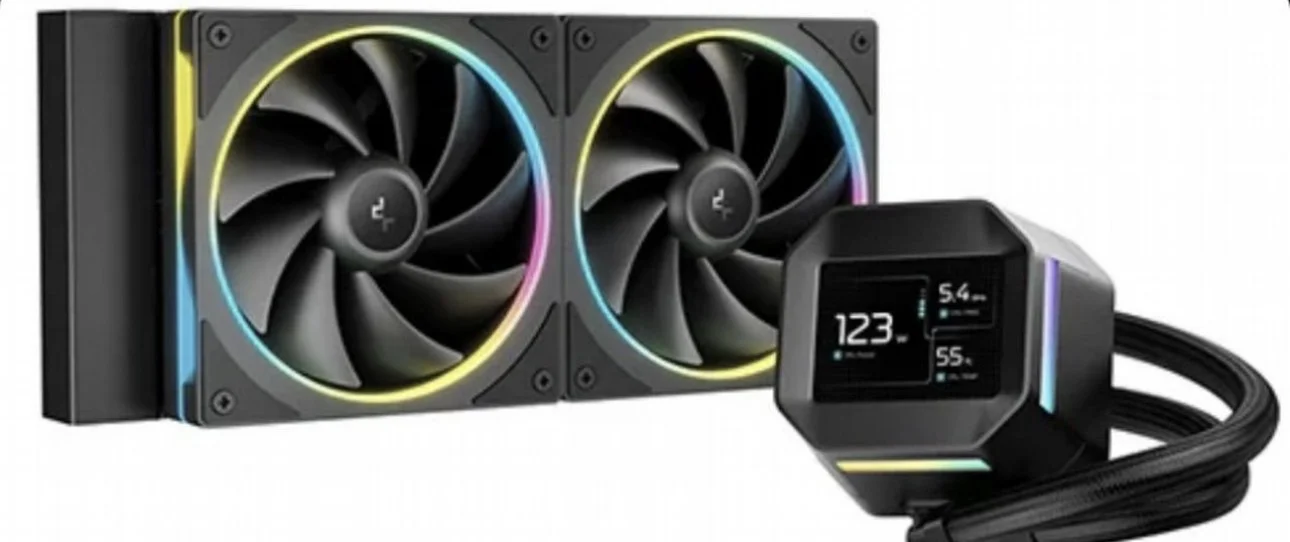 Система жидкостного охлаждения deepcool lm240 - миниатюра 3