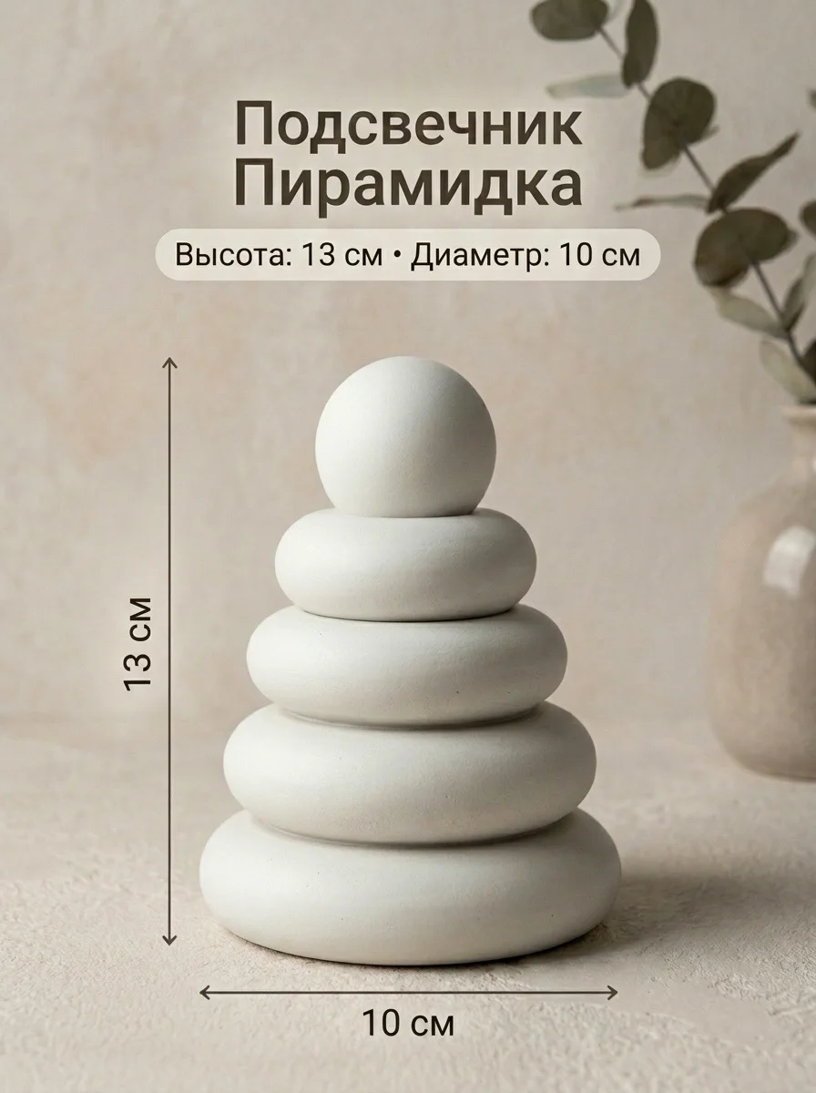 Детская пирамидка» для декора и творчества / Подар - миниатюра 4