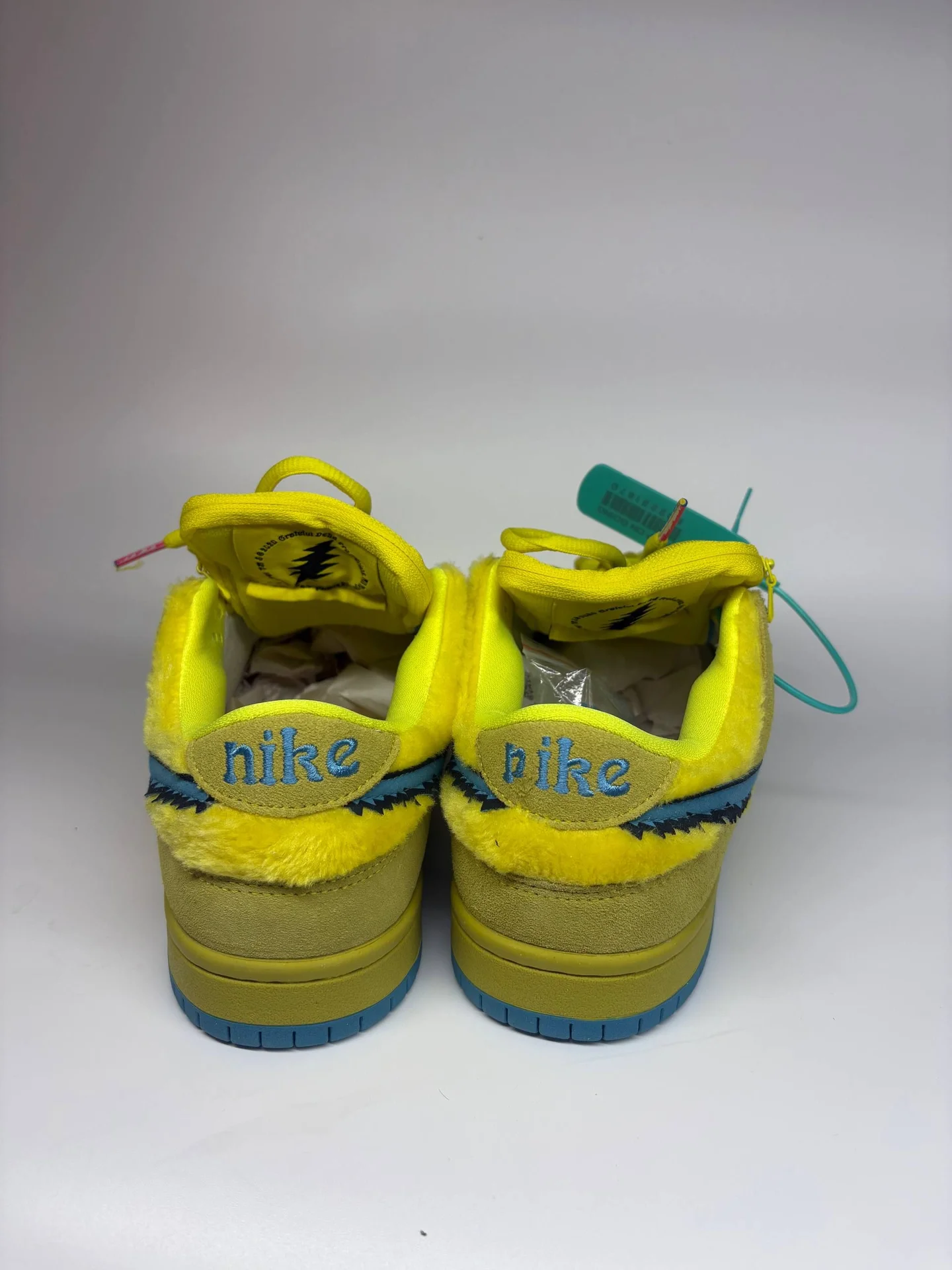 Nike sb dunk low жёлто-синии мишки - миниатюра 3