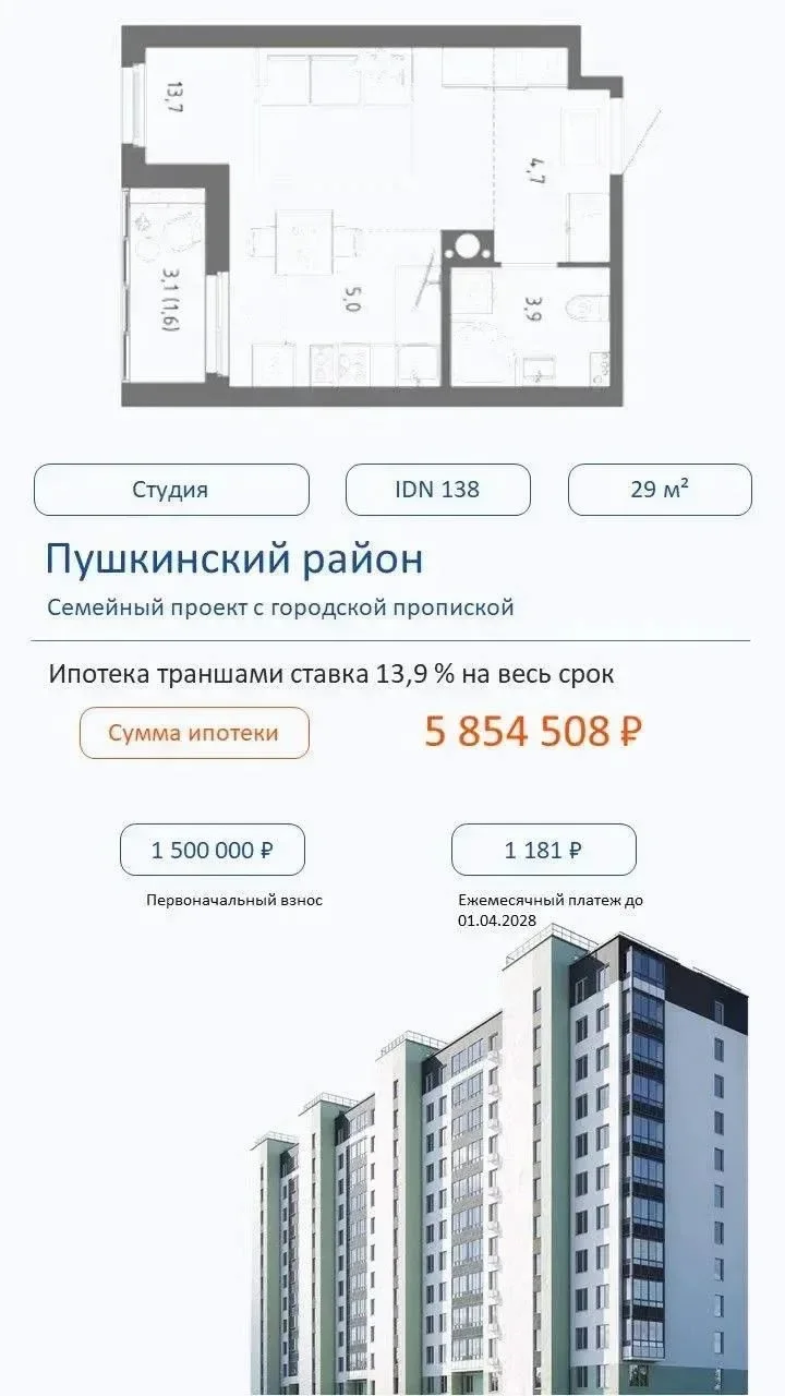 🔥РЕАЛЬНЫЕ КЕЙСЫ ПО ИПОТЕКЕ | ЖК ГРУППЫ ЭТАЛОН | ОТ 20 М² ДО 78 М²