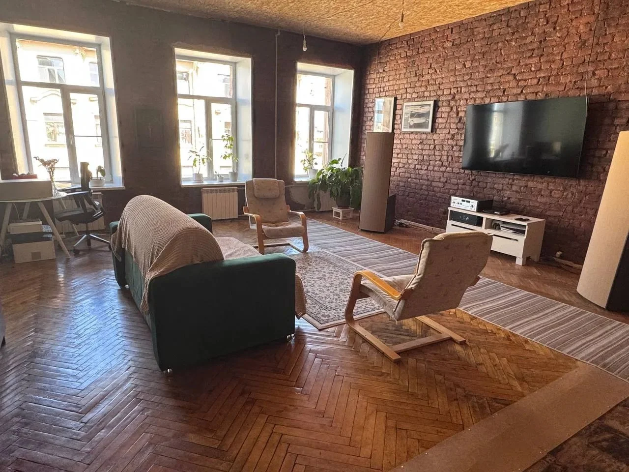 2-КОМНАТНАЯ 99 М² | ПОТОЛКИ 3,3 М - миниатюра 2