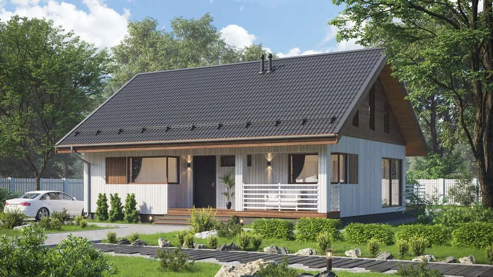 Двухэтажный каркасный дом 183,99 м² - миниатюра 3