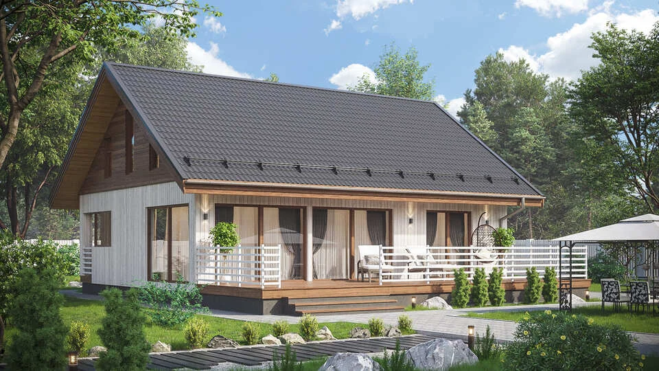 Двухэтажный каркасный дом 183,99 м² для всей семьи - миниатюра 3