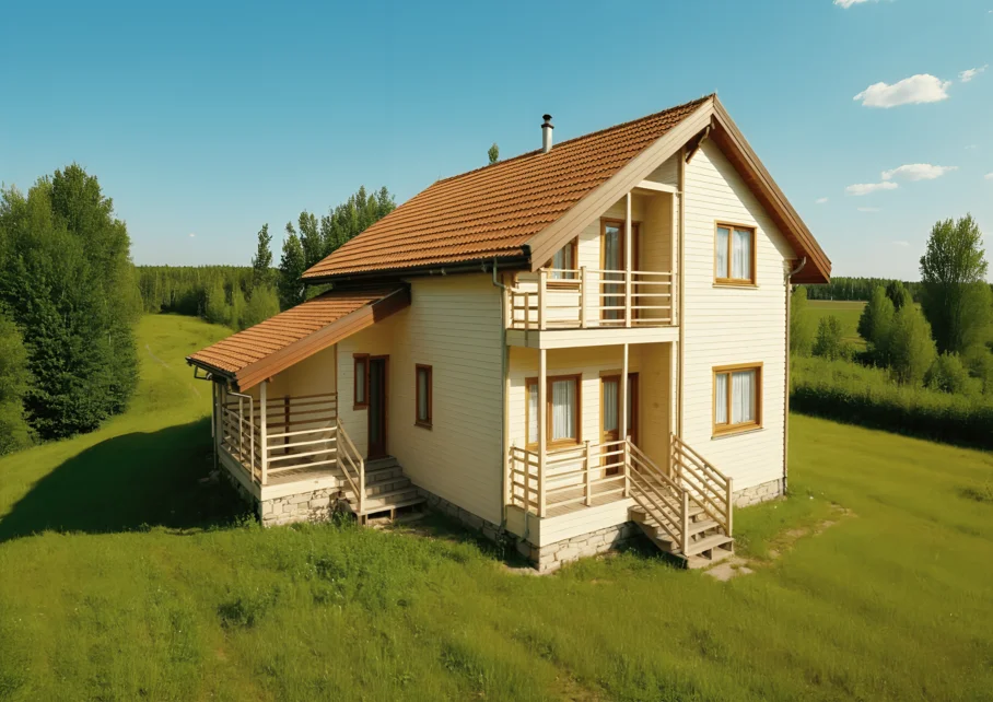 Двухэтажный дом 105 м² Всеволожский район | 4 спальни | Ипотека 5,9%