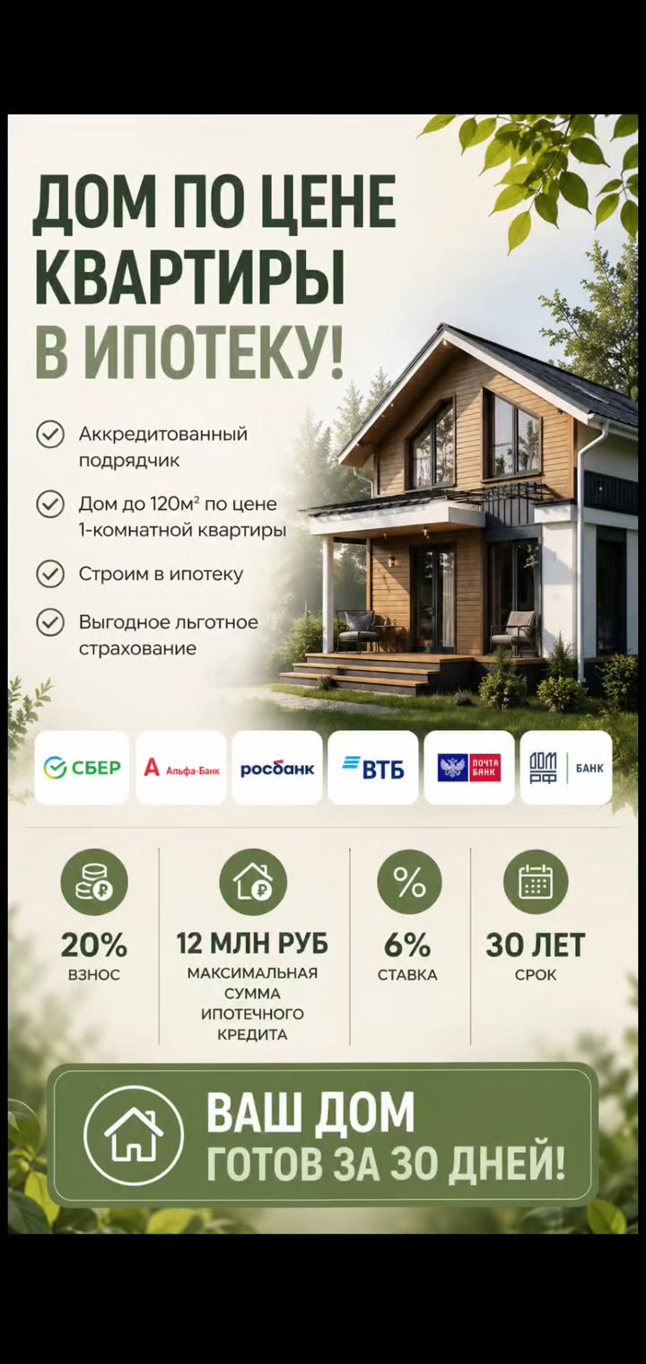 Каркасный дом 131 м² под ключ в Выборгском районе - видео 12