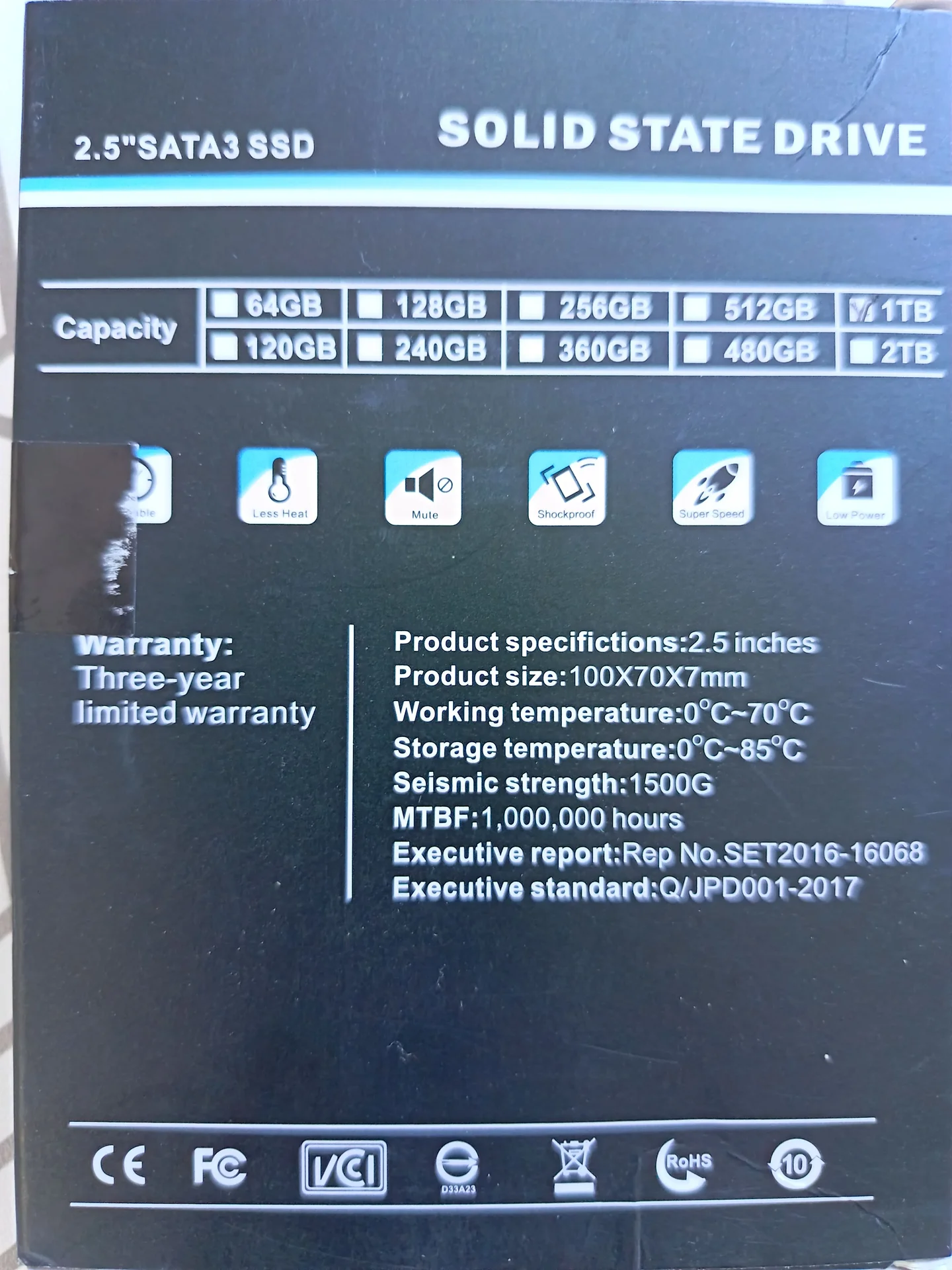 SSD 1TB SATA BLUE - миниатюра 3
