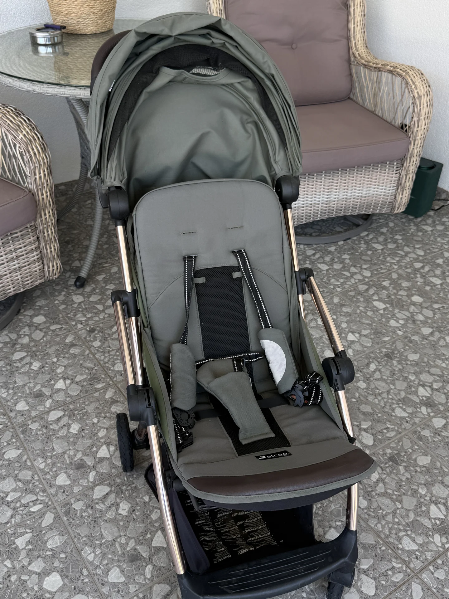 Прогулочная коляска elcee baby - миниатюра 2