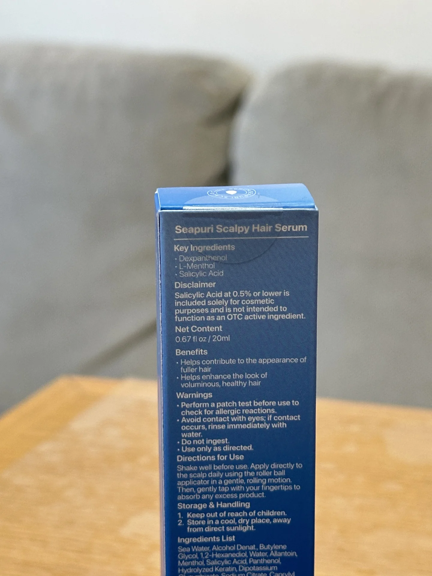 Seapuri scalpy serum сыворотка для кожи головы - миниатюра 3