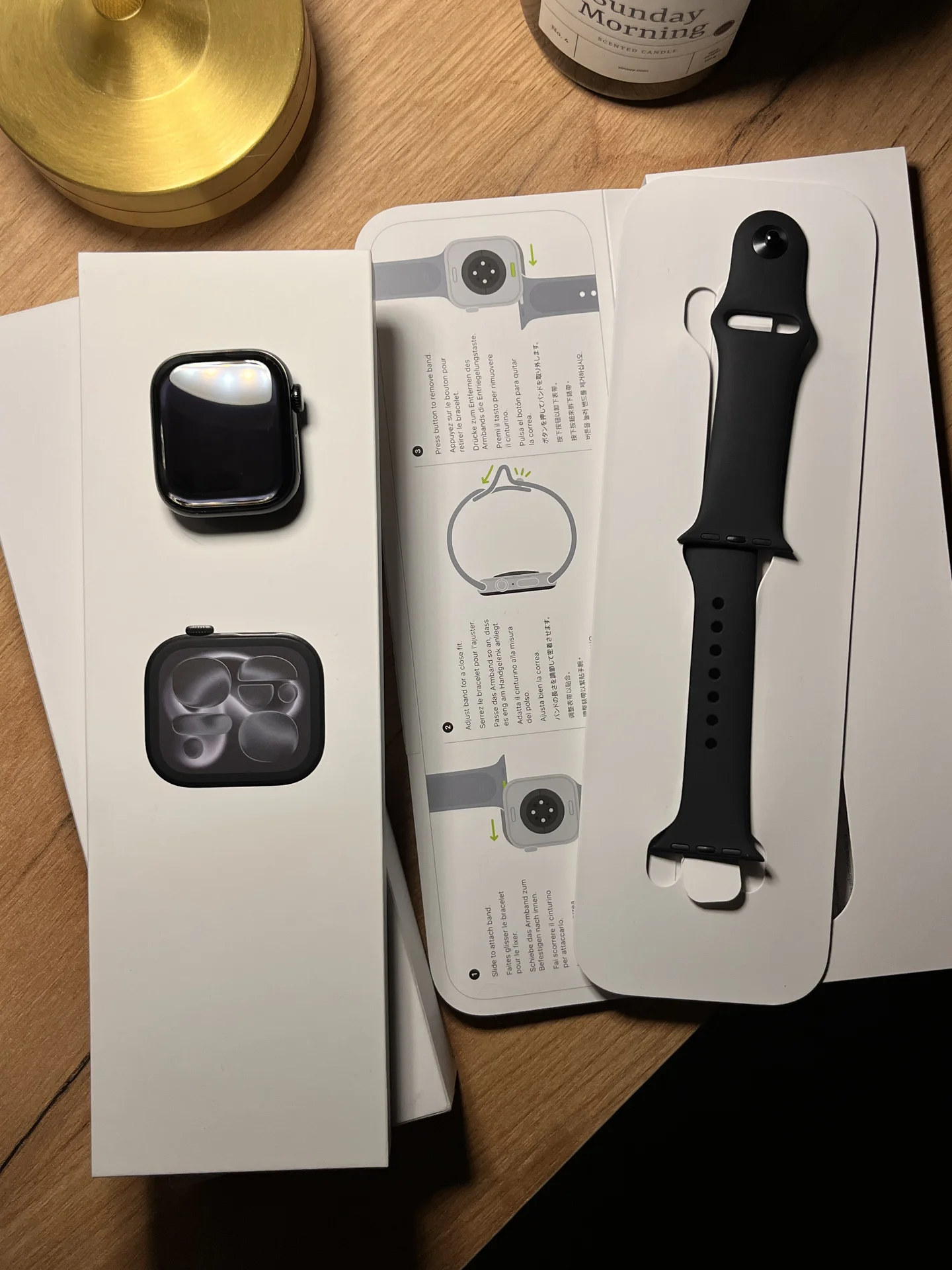 Apple watch series 11 42mm jet black, s/m размер - миниатюра 3