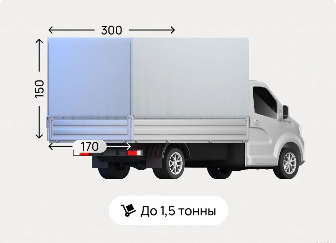грузоперевозки доставка газель грузовое такси - миниатюра 2