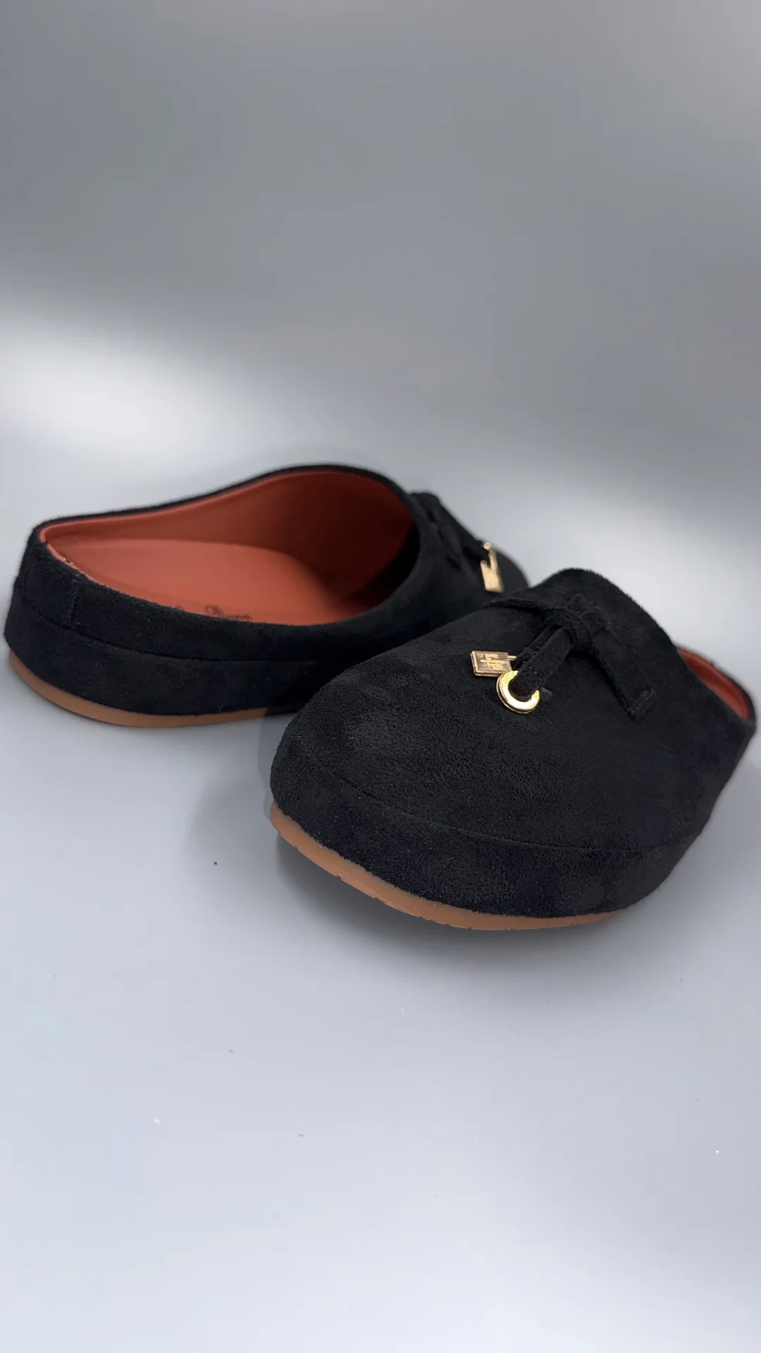 Мюли loro piana черные - миниатюра 6