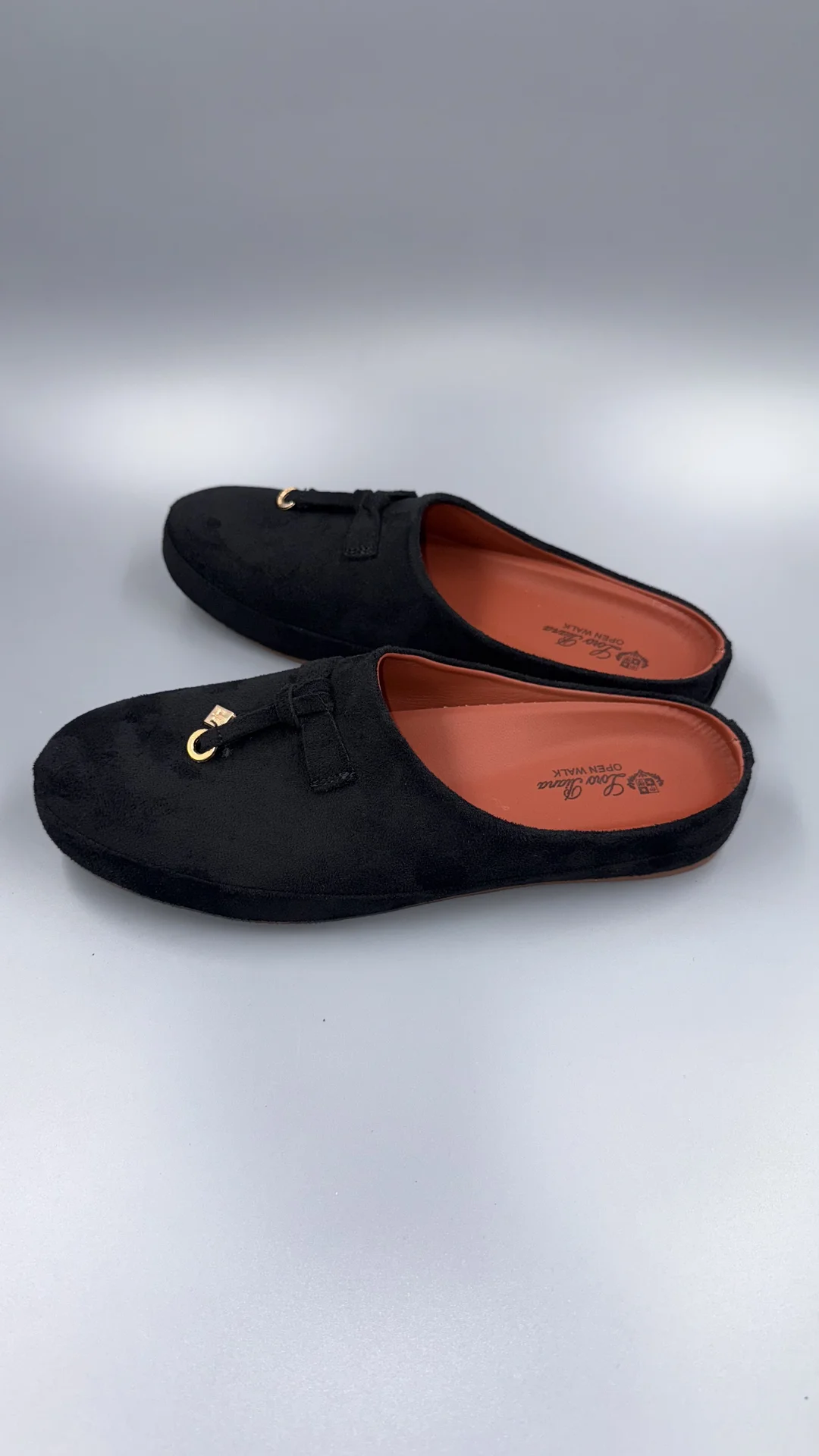 Мюли loro piana черные - миниатюра 8