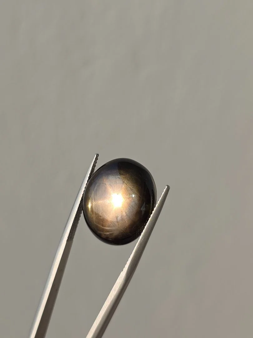 Звёздчатый сапфир, 33,90 Ct.,  Таиланд - миниатюра 2