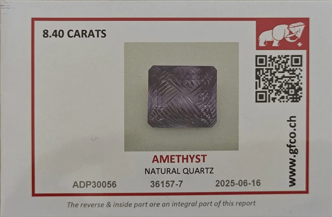 Натуральный аметист 8.40 Ct - миниатюра 5