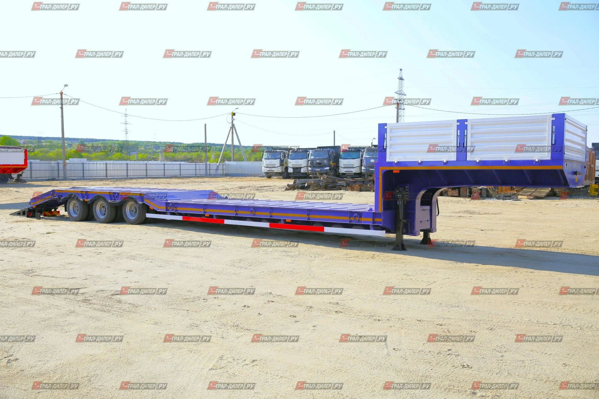 Низкорамный трал Amur LYR9601TDP 40 т - изображение 1