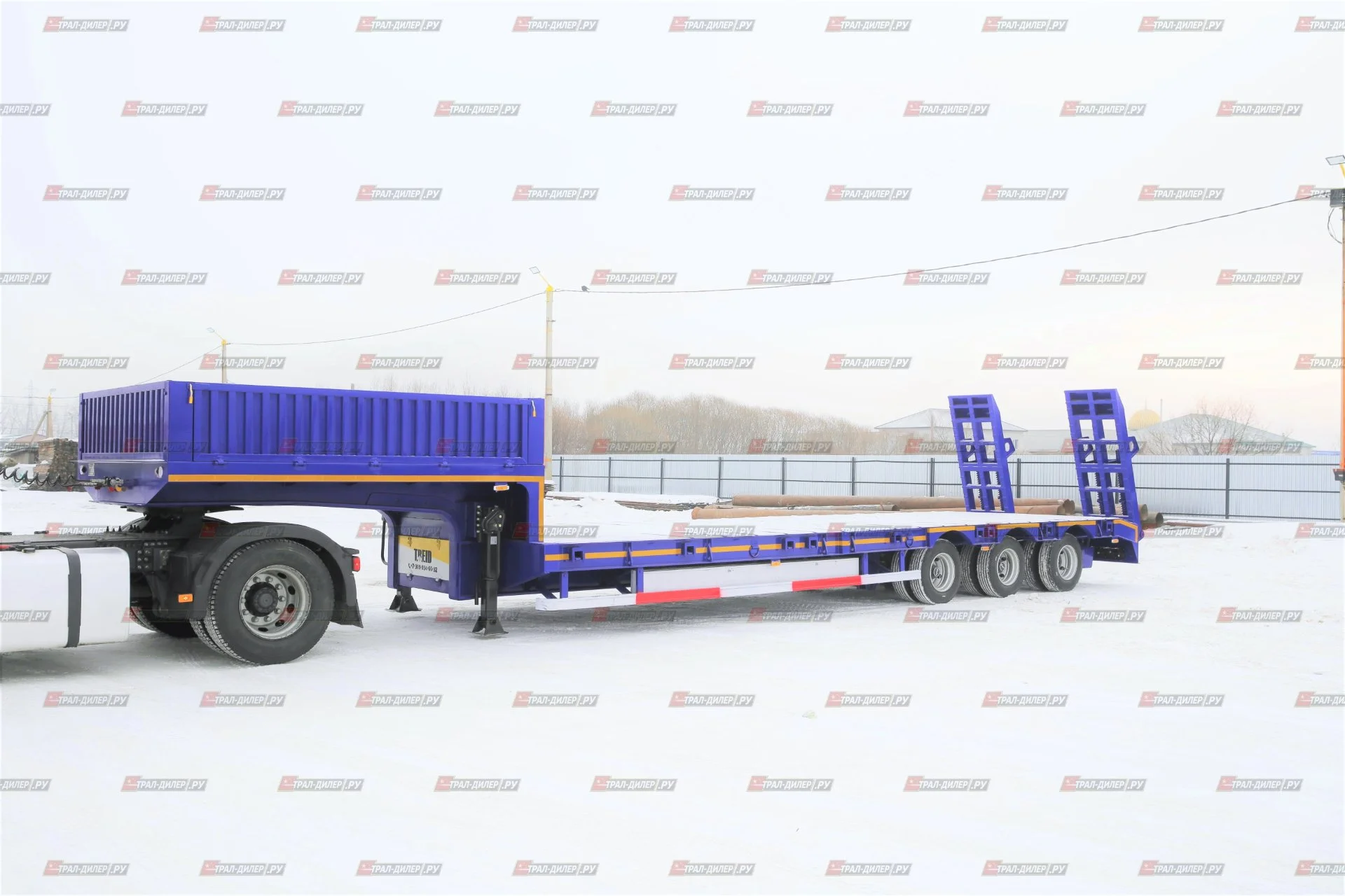 Низкорамный трал Amur LYR9606TDP 60 т - миниатюра 2