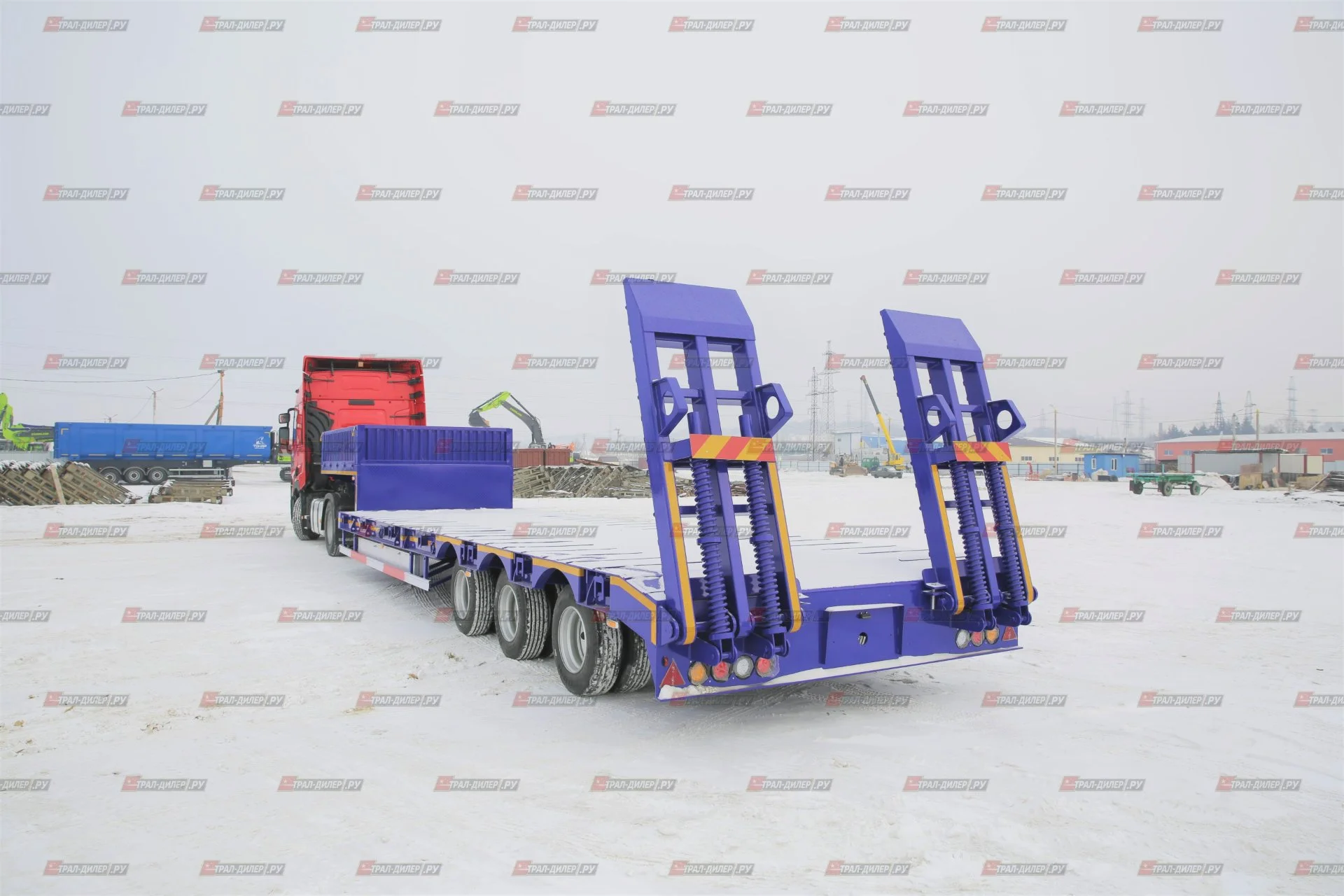 Низкорамный трал Amur LYR9606TDP 60 т - миниатюра 4
