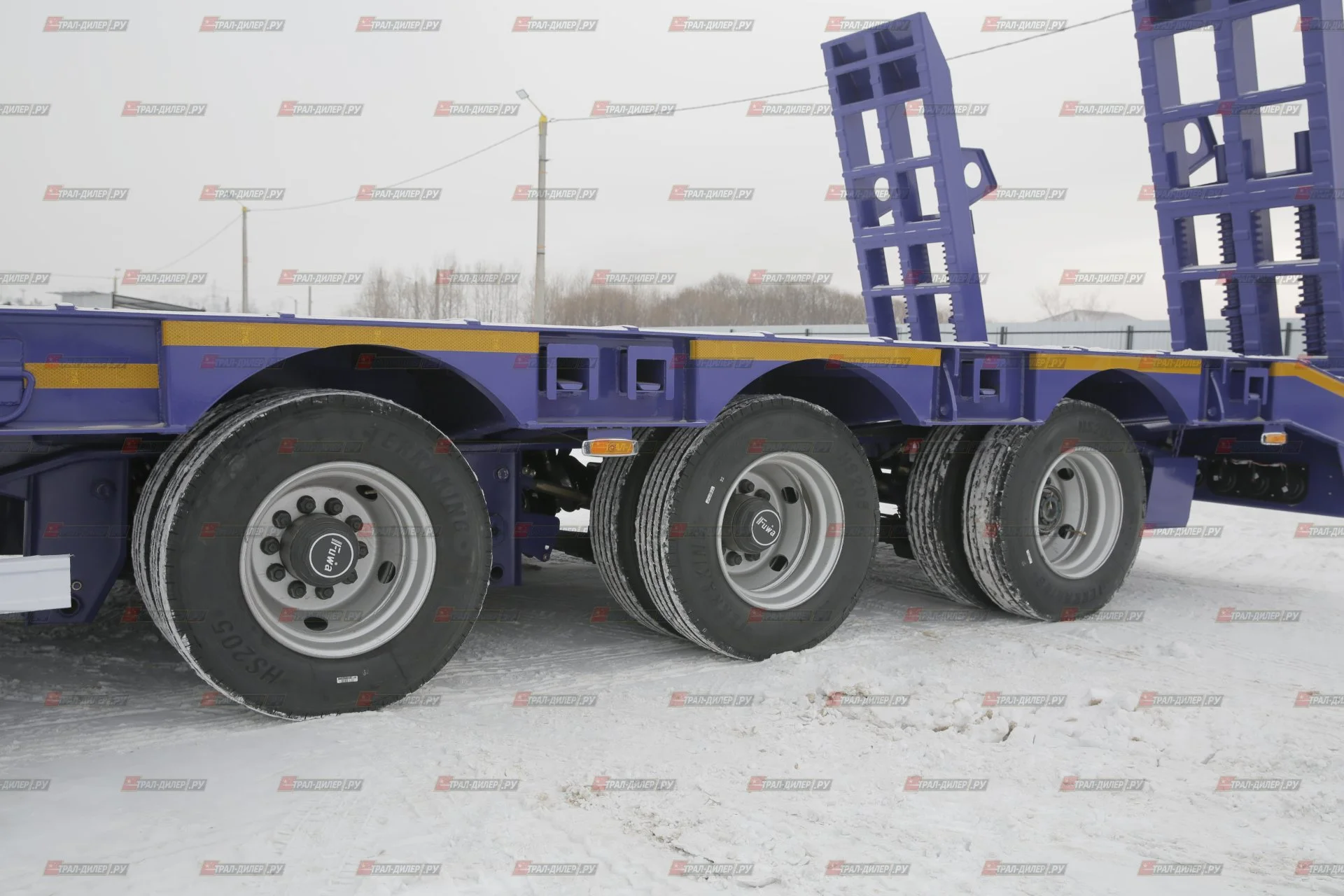 Низкорамный трал Amur LYR9606TDP 60 т - миниатюра 18