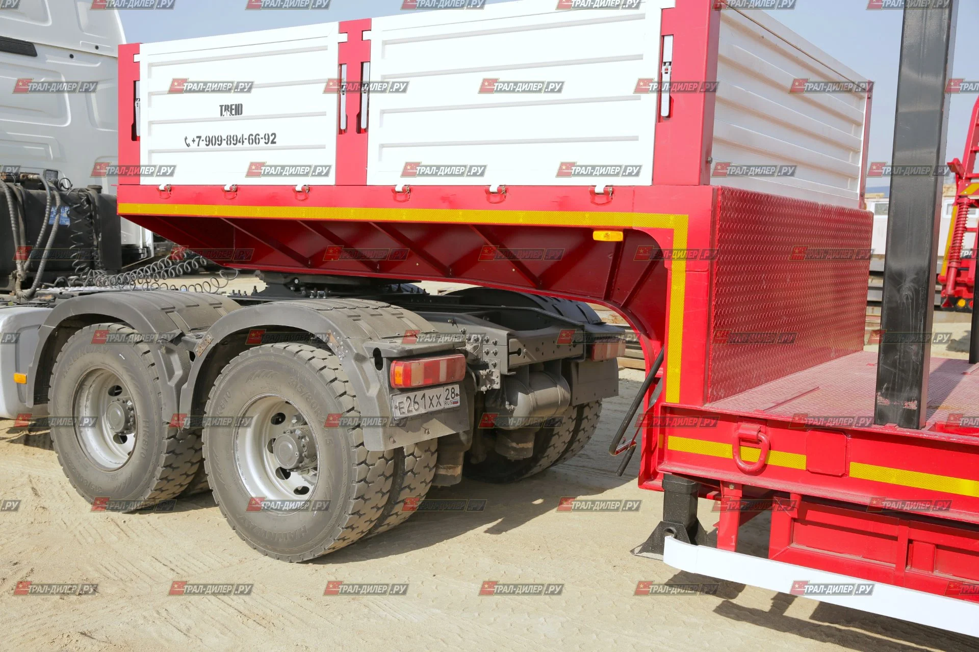 Низкорамный трал Amur LYR9606TDP 60 т - миниатюра 16