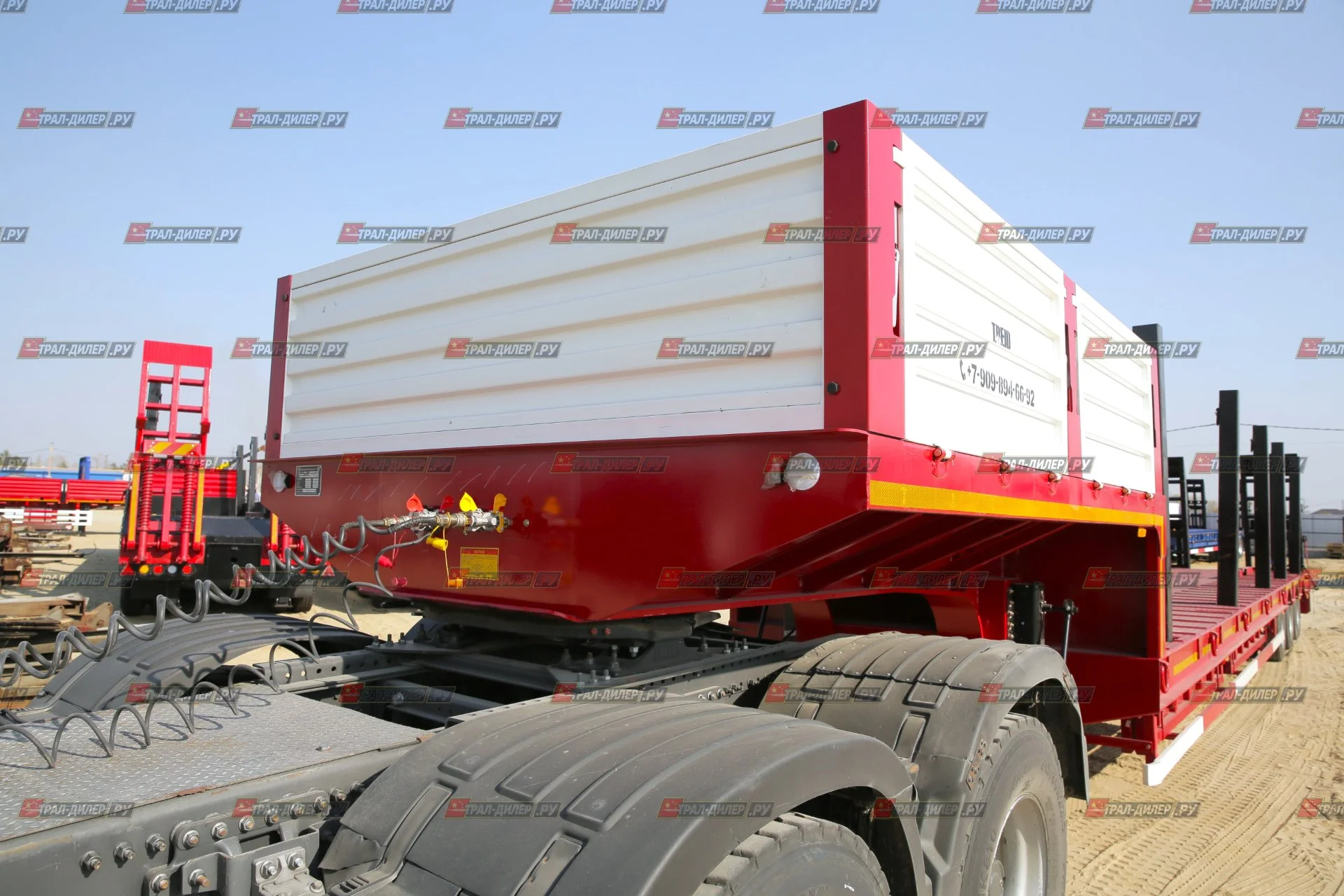 Низкорамный трал Amur LYR9606TDP 60 т - миниатюра 18