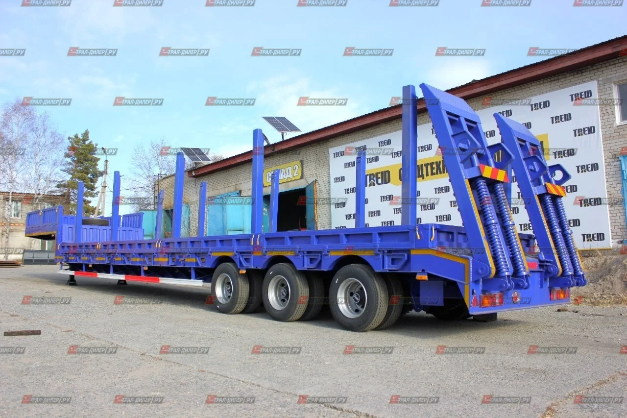 В наличии! Низкорамный трал Amur LYR9606TDP 60 т