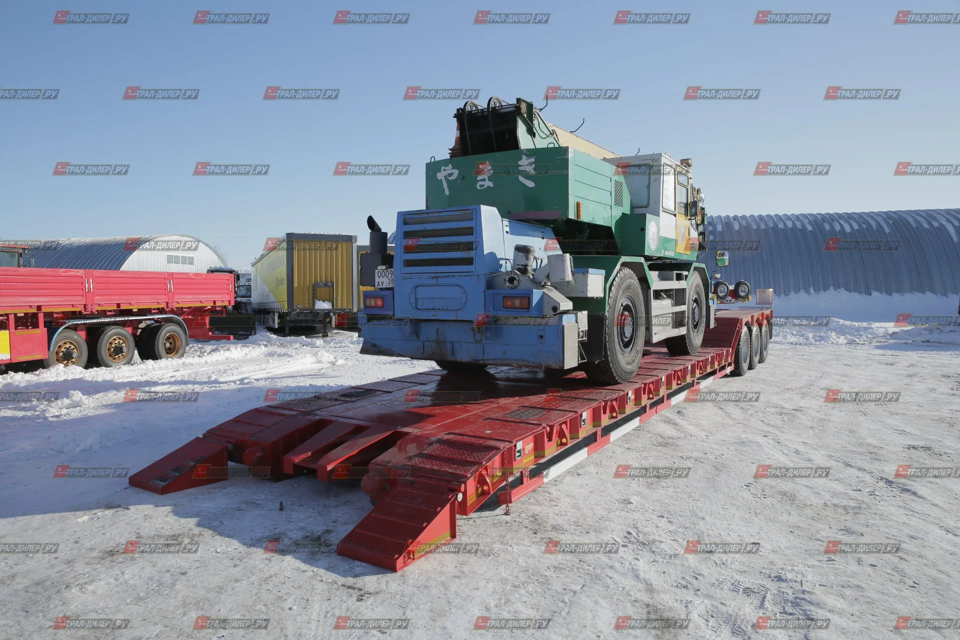 Раздвижной трал 90 т с передним заездом Amur LYR9601TDP - миниатюра 4