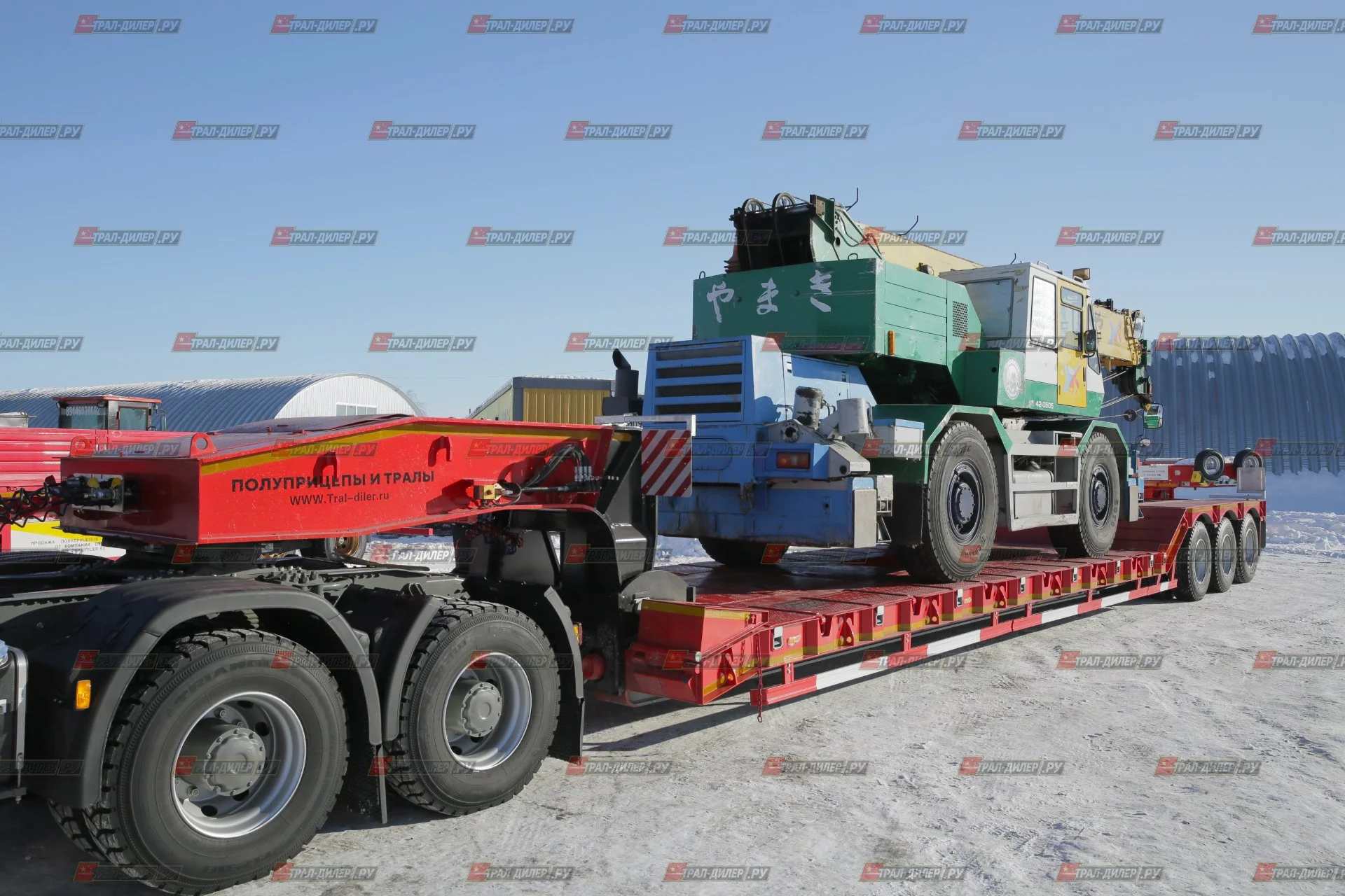 Раздвижной трал 90 т с передним заездом Amur LYR9601TDP - миниатюра 32