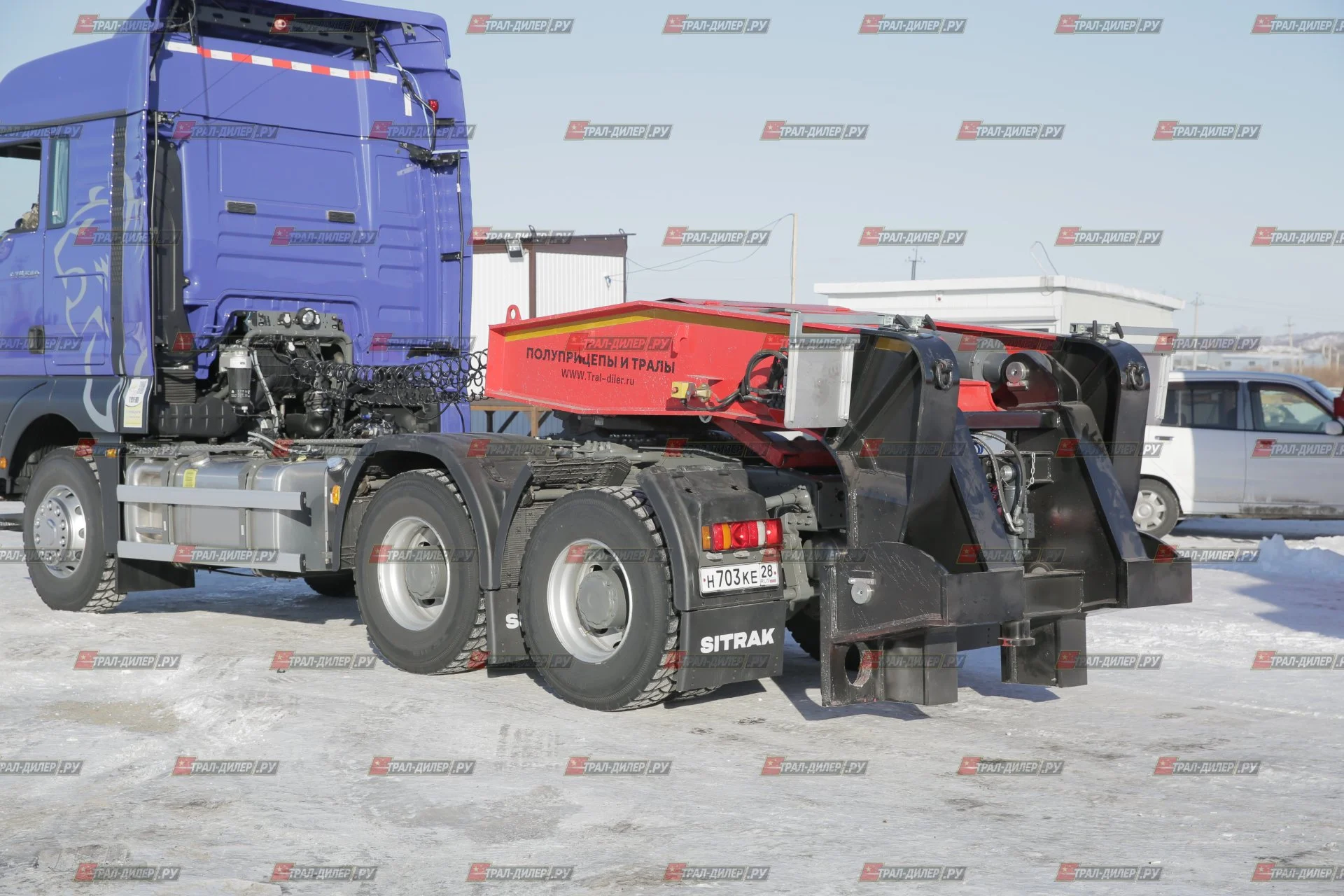 Раздвижной трал 90 т с передним заездом Amur LYR9601TDP - миниатюра 33
