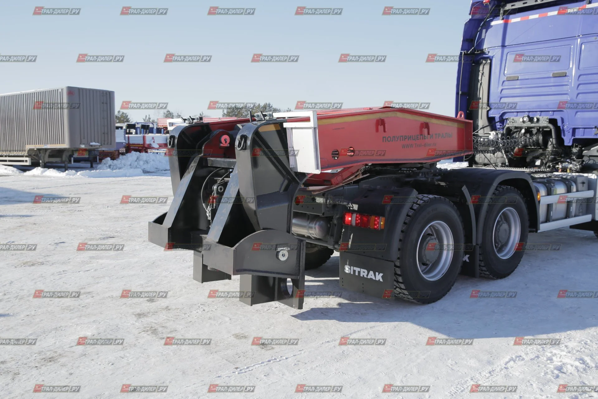 Раздвижной трал 90 т с передним заездом Amur LYR9601TDP - миниатюра 35