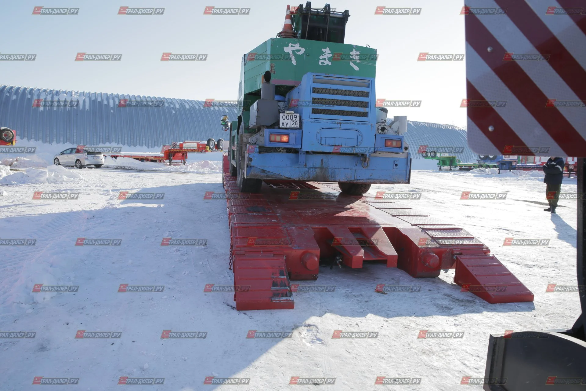 Раздвижной трал 90 т с передним заездом Amur LYR9601TDP - миниатюра 36