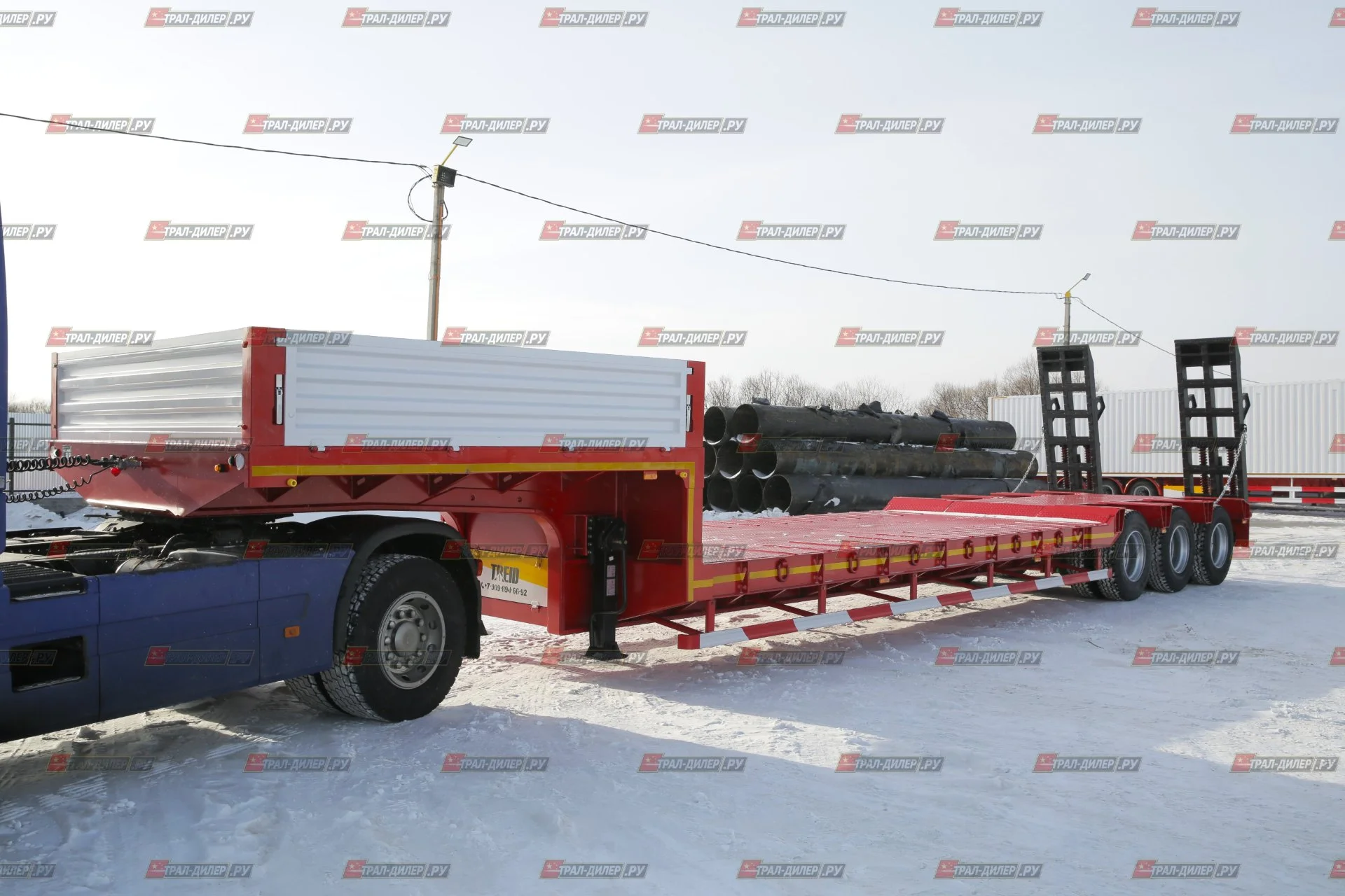 В наличии! Среднерамный трал-корыто Amur LYR9601TDP 60 т - миниатюра 4