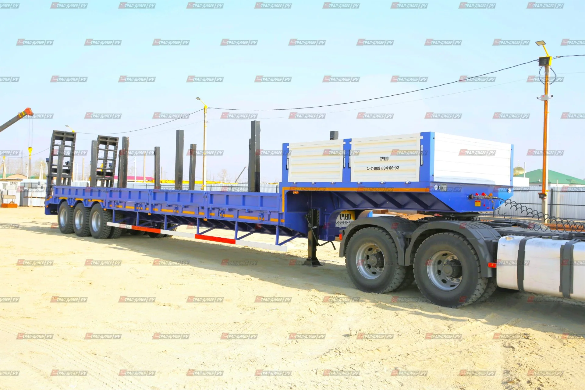 Среднерамный трал Amur LYR9606TDP 60 т - миниатюра 4