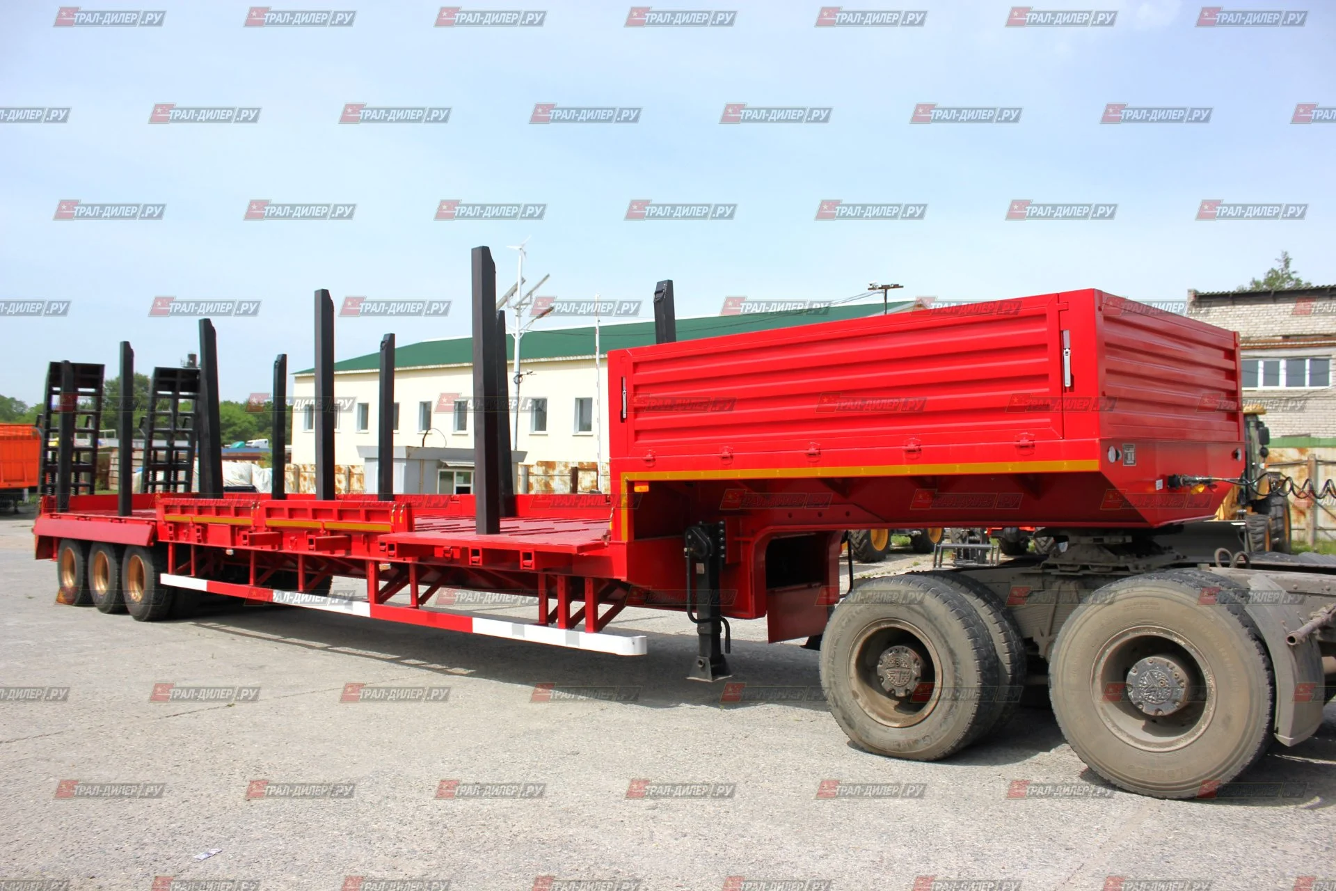 Высокорамный трал AMUR LYR9606TDP 60 т, доступен в лизинг - миниатюра 13