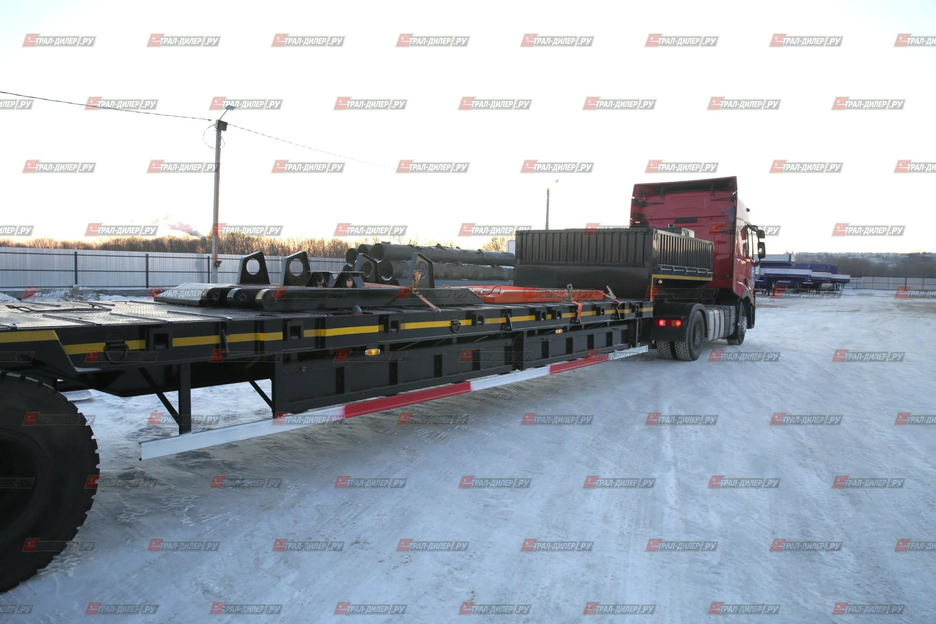 Высокорамный трал AMUR LYR9606TDP 60 т - миниатюра 3