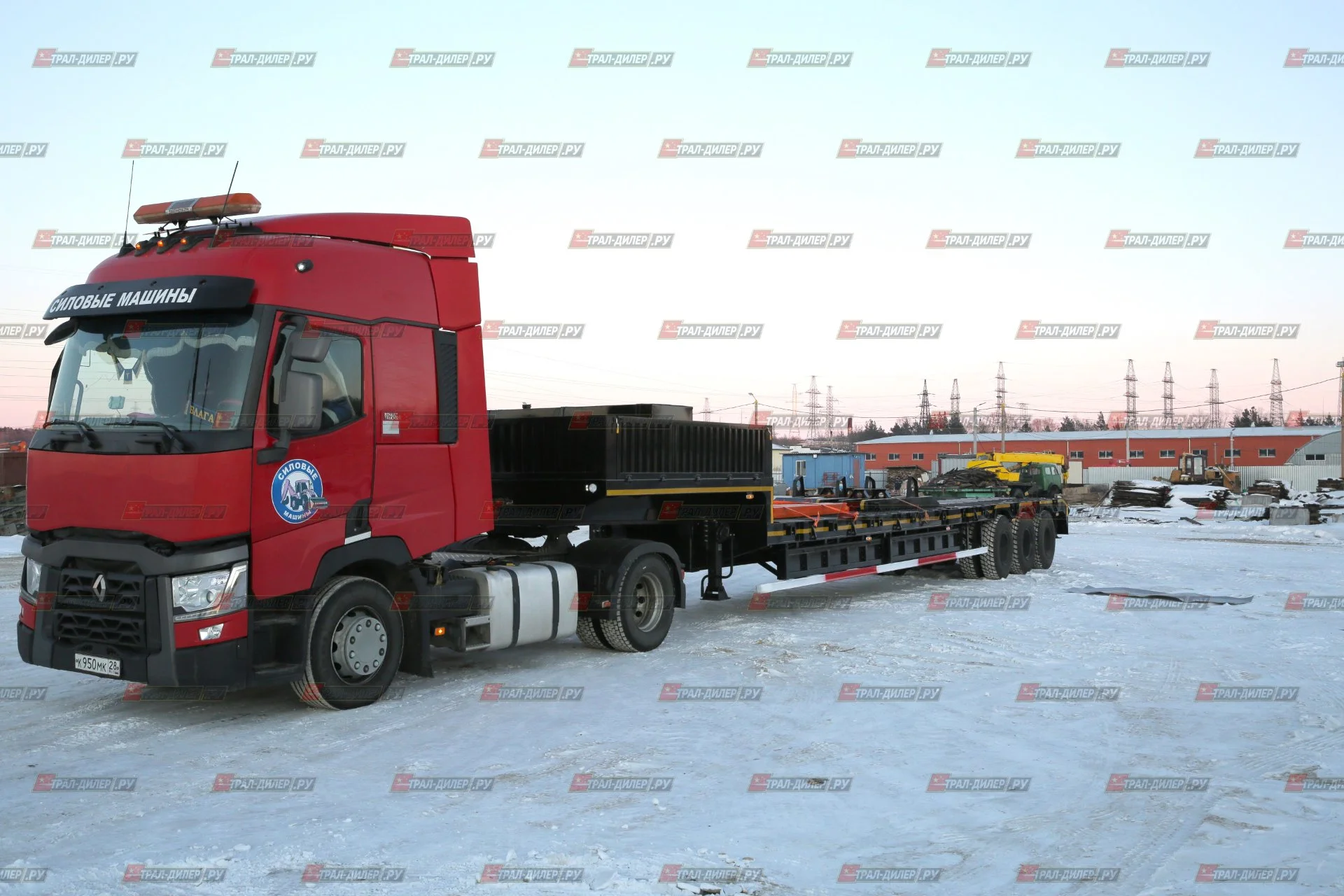 Высокорамный трал AMUR LYR9606TDP 60 т - миниатюра 4
